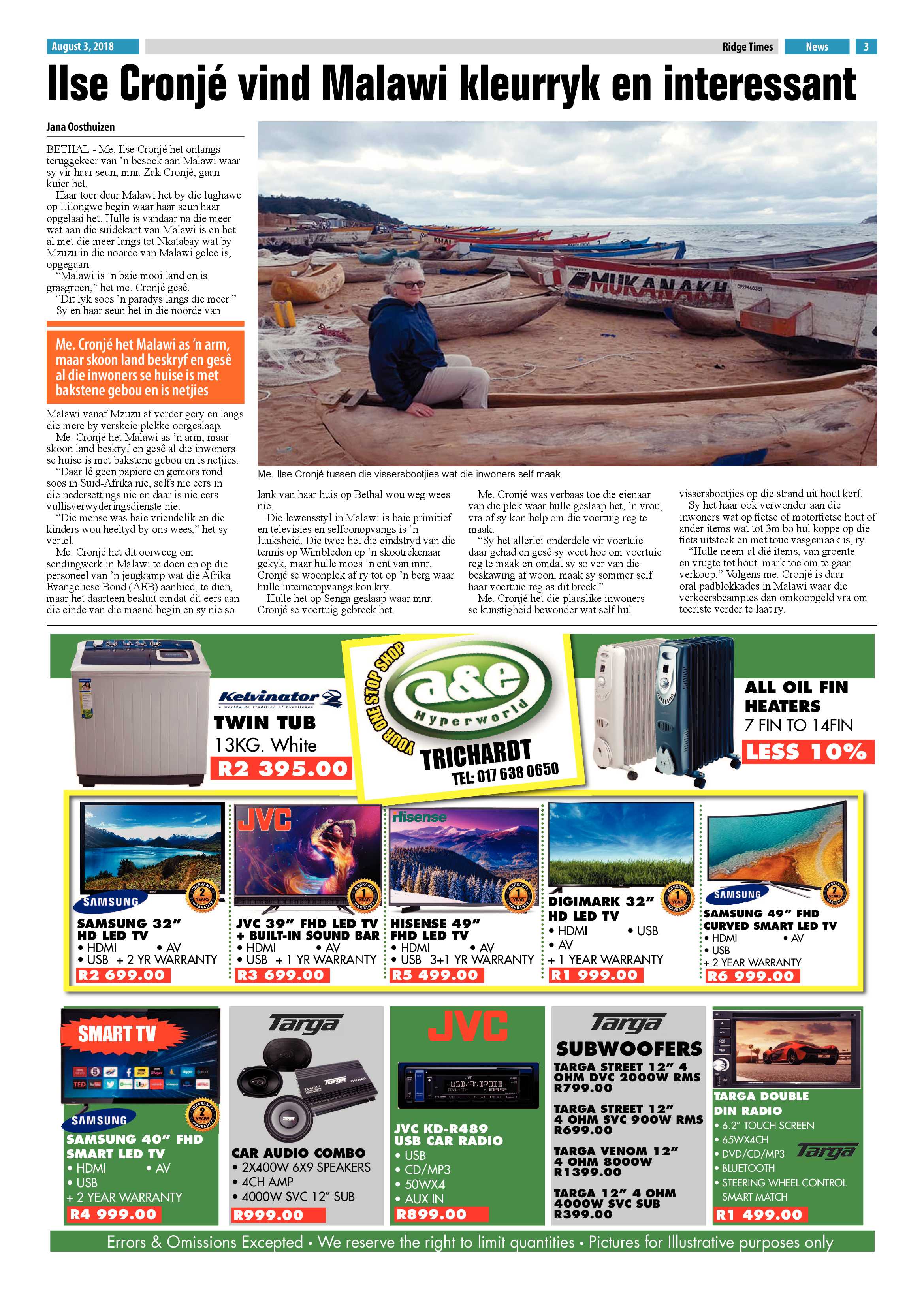 Ridge Times 3 August 2018 page 3