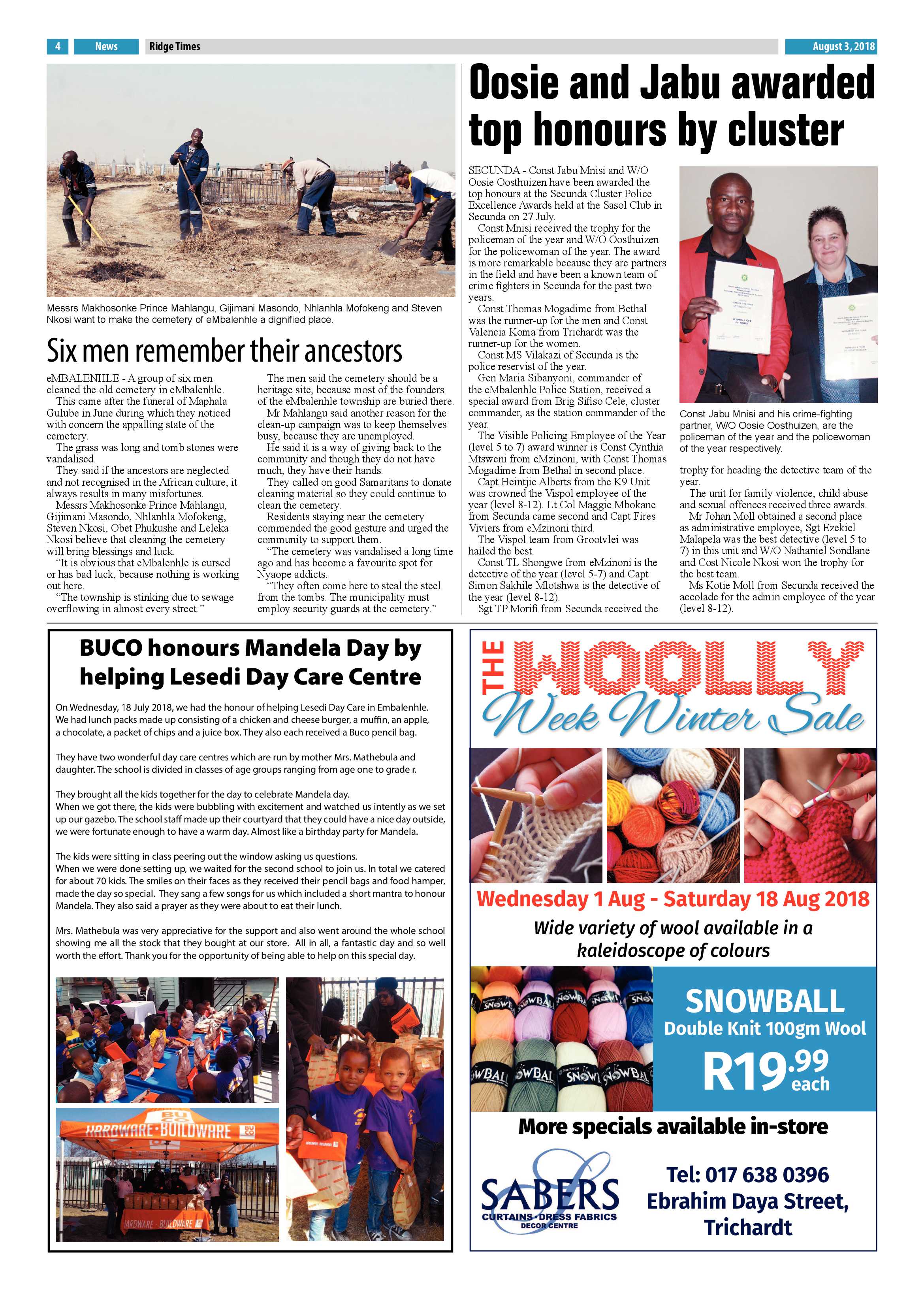 Ridge Times 3 August 2018 page 4