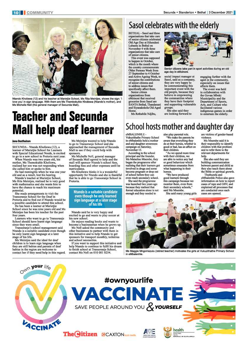 Ridge Times 3 December 2021 page 10