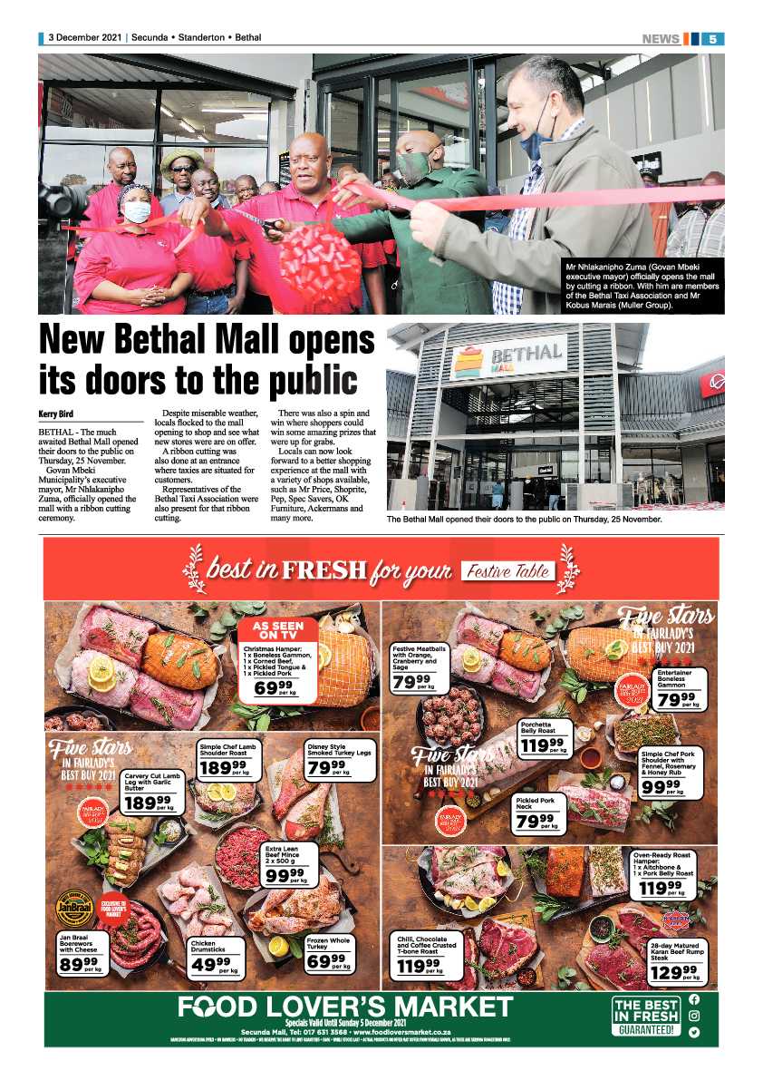 Ridge Times 3 December 2021 page 5