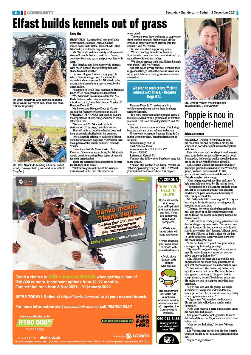 Ridge Times 3 December 2021 page 6