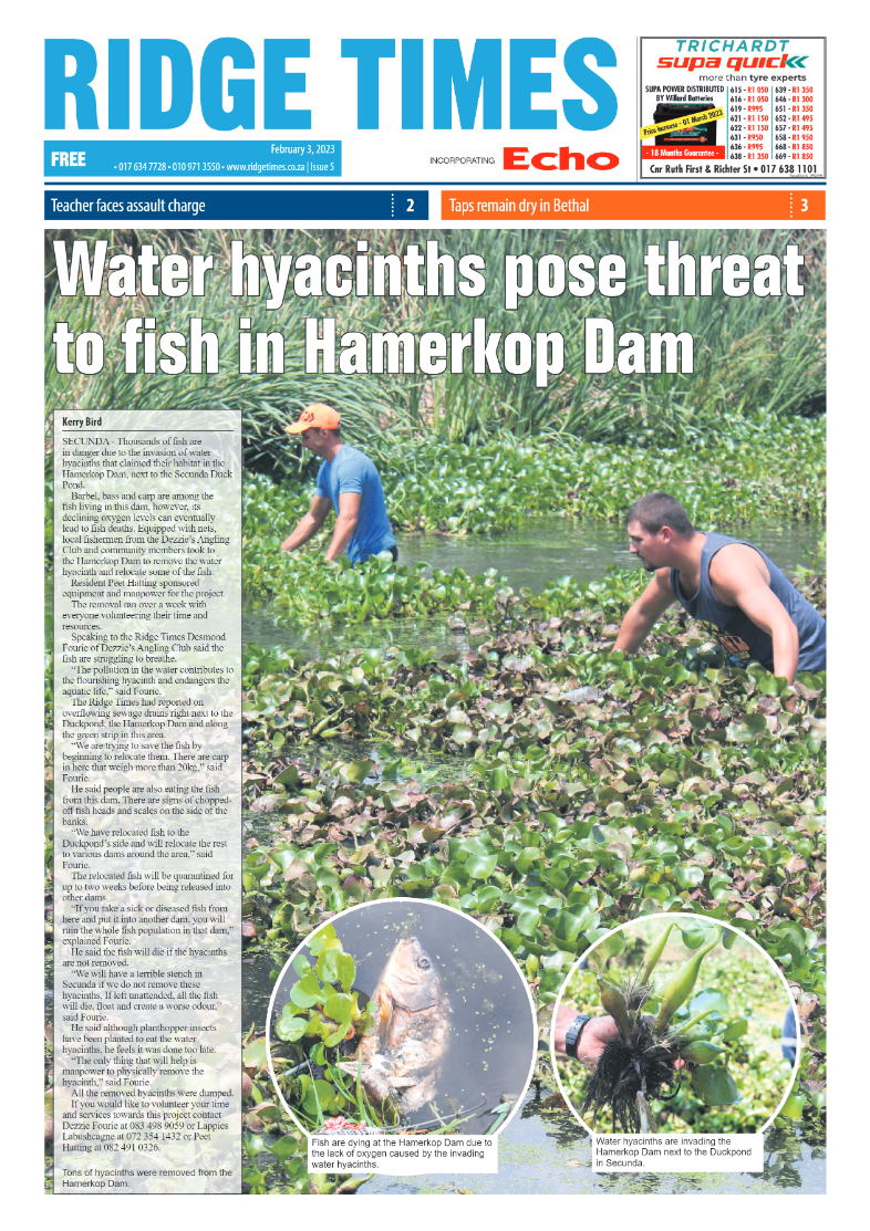 Ridge Times 3 February 2023 page 1