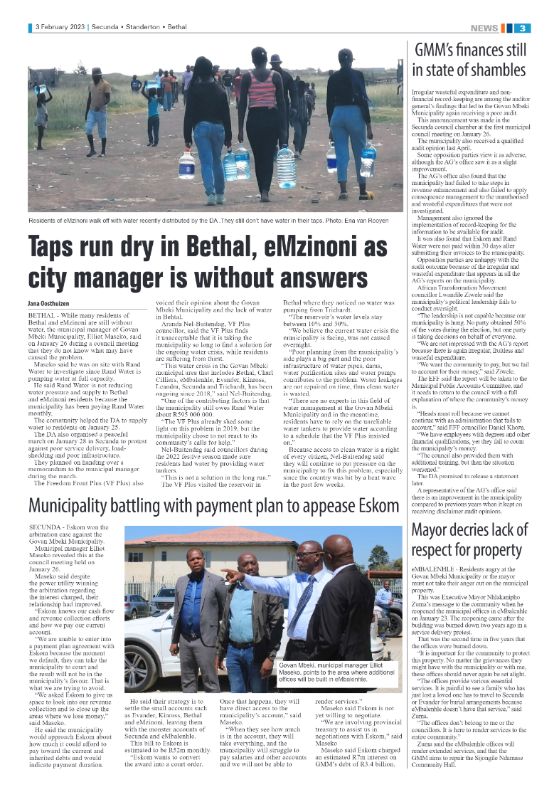 Ridge Times 3 February 2023 page 3