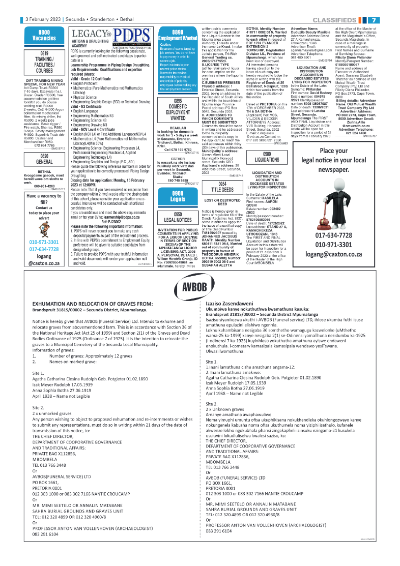Ridge Times 3 February 2023 page 7