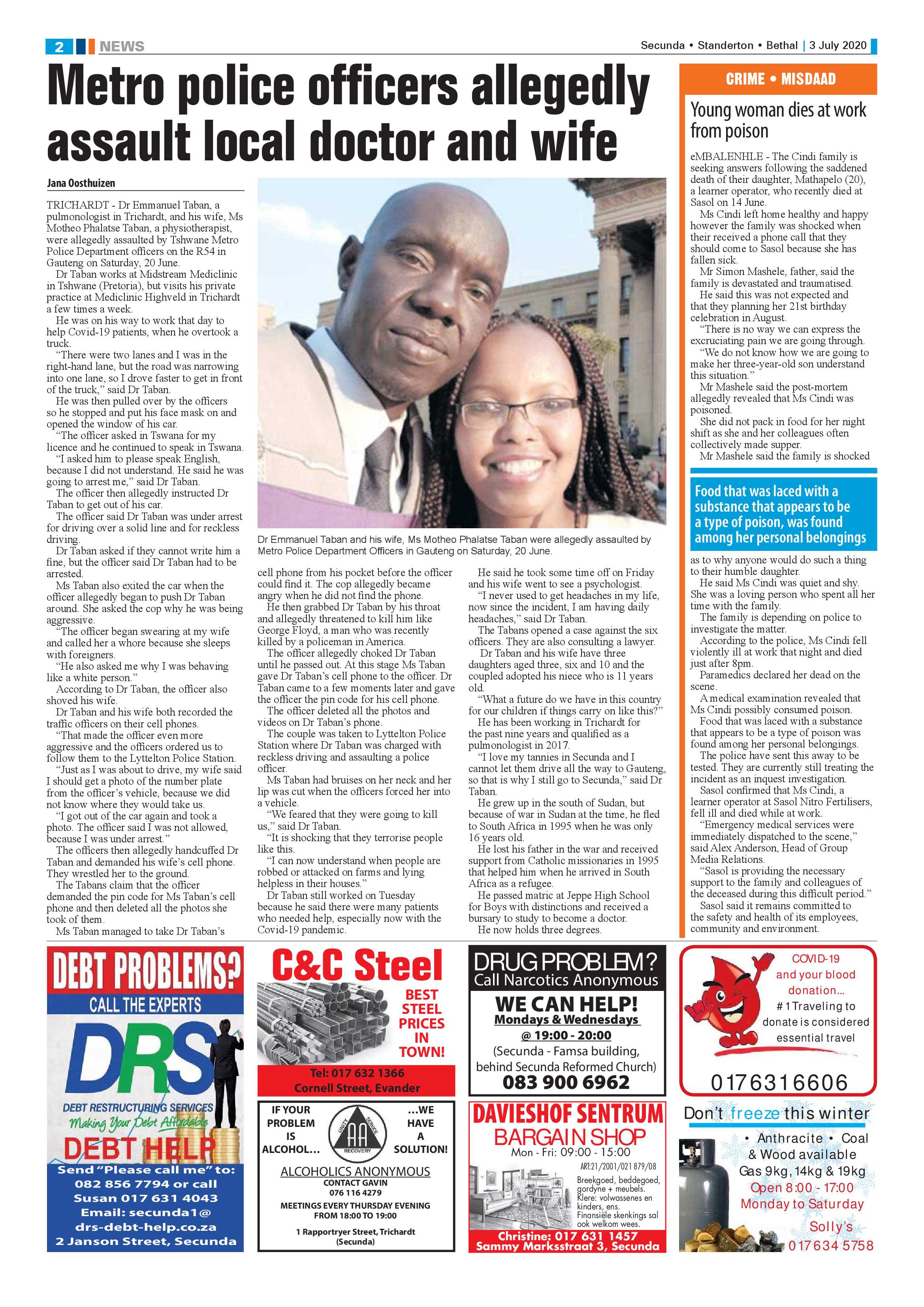 Ridge Times 3 July 2020 page 2