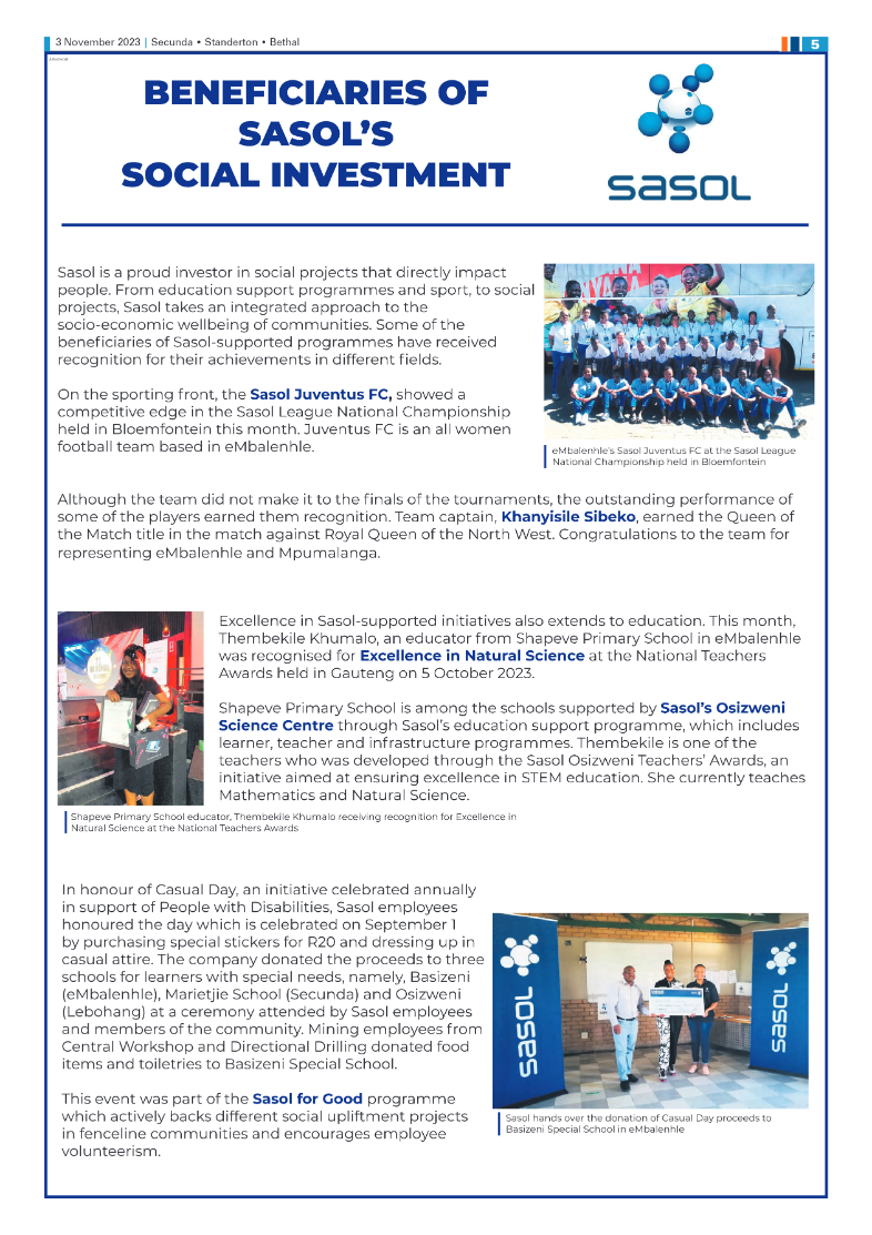 Ridge Times 3 November 2023 page 5