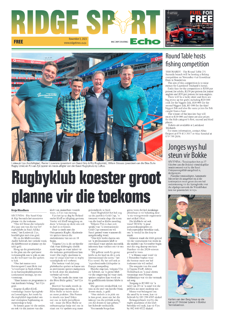 Ridge Times 3 November 2023 page 8