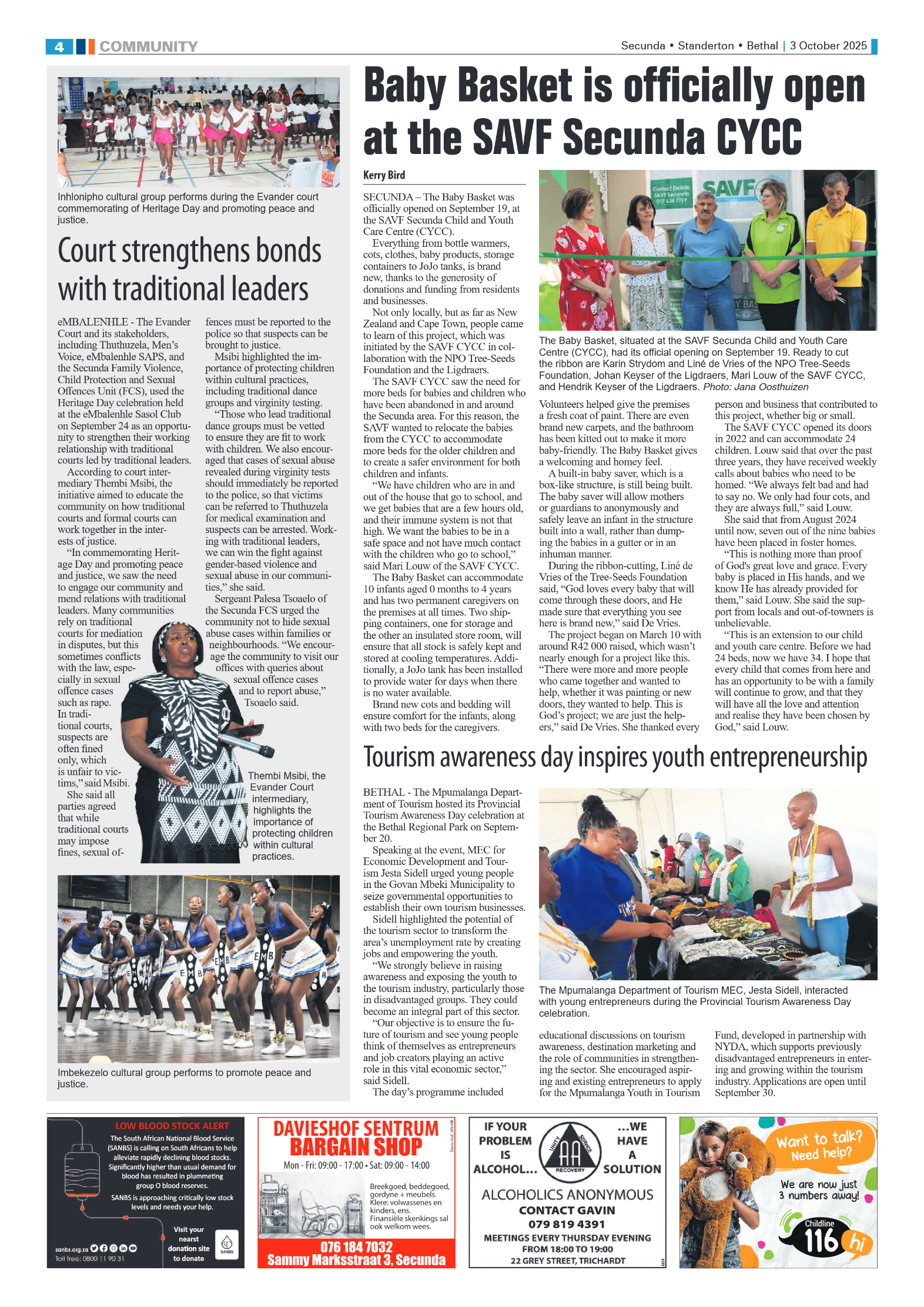 Ridge Times 3 October 2025 page 4