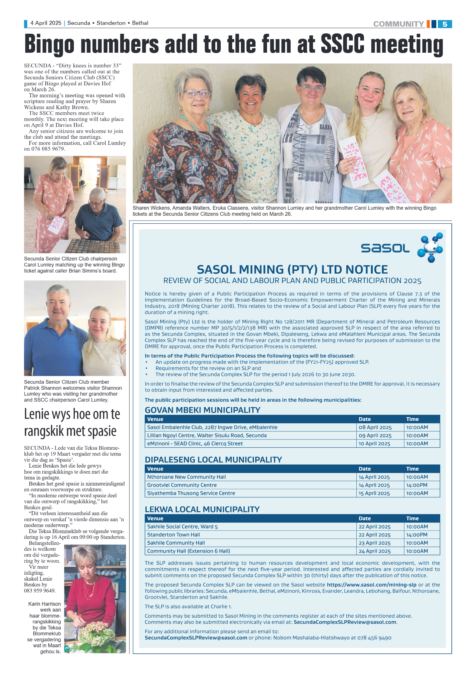 Ridge Times 4 April 2025 page 5