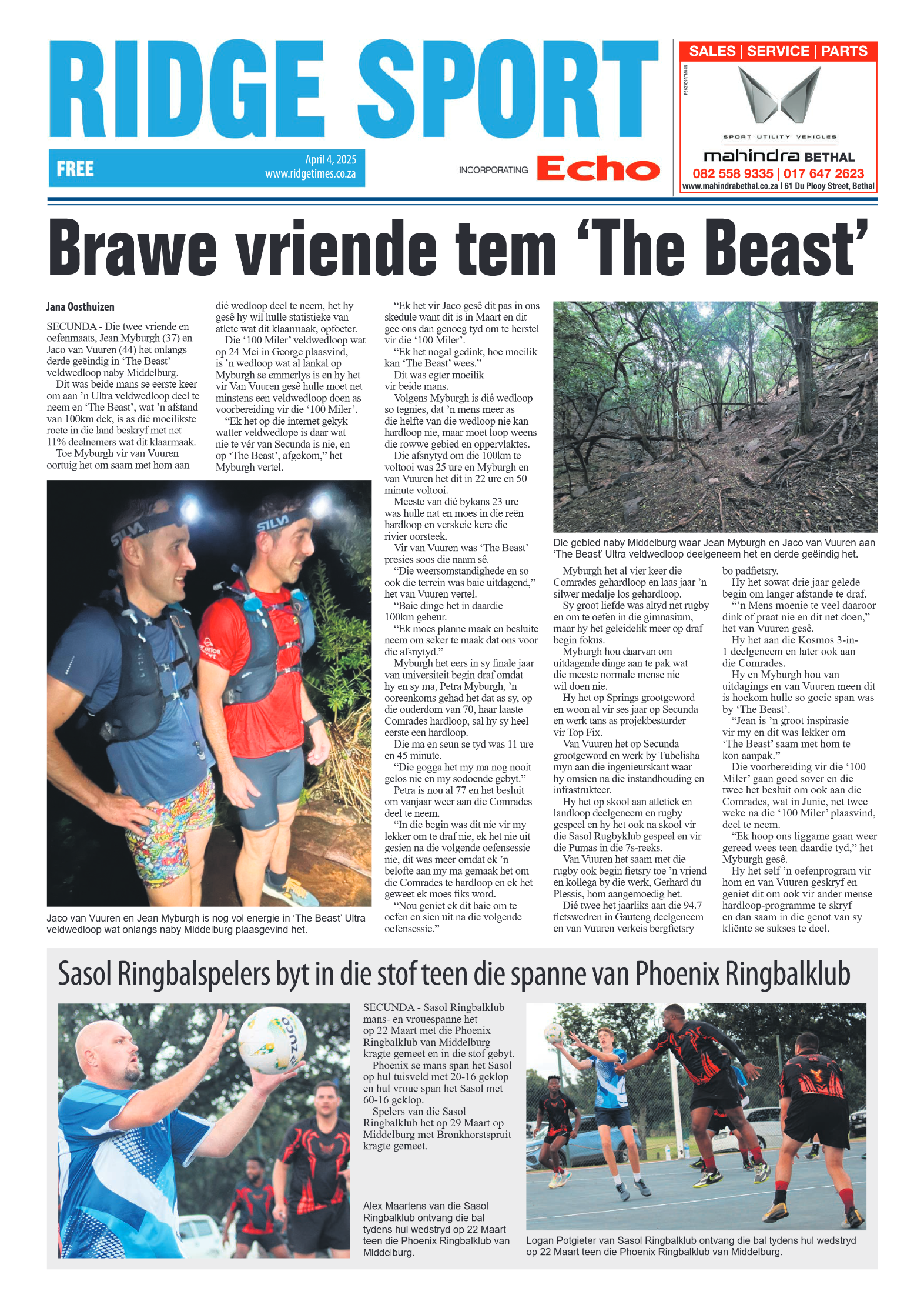 Ridge Times 4 April 2025 page 8