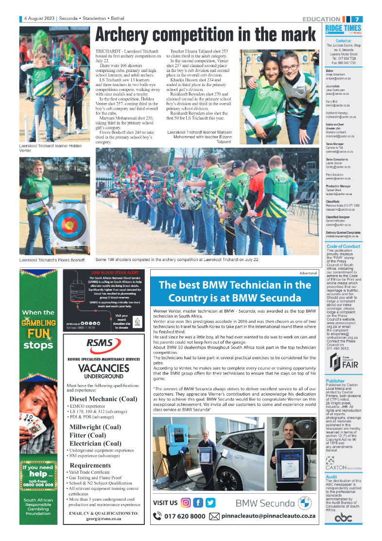 Ridge Times 4 August 2023 page 7