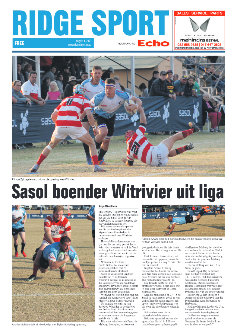 Ridge Times 4 August 2023 page 8