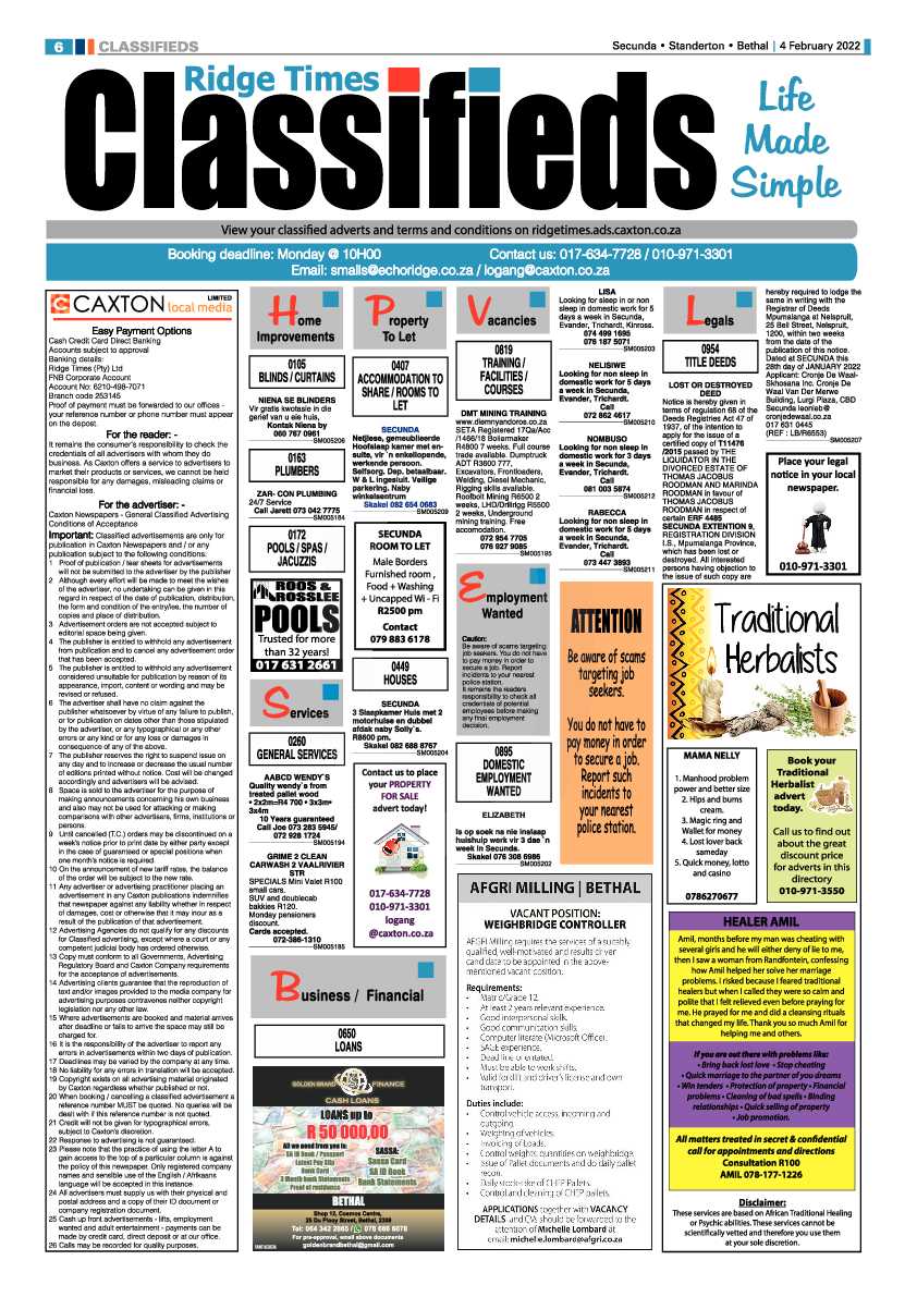 Ridge Times 4 February 2022 page 6