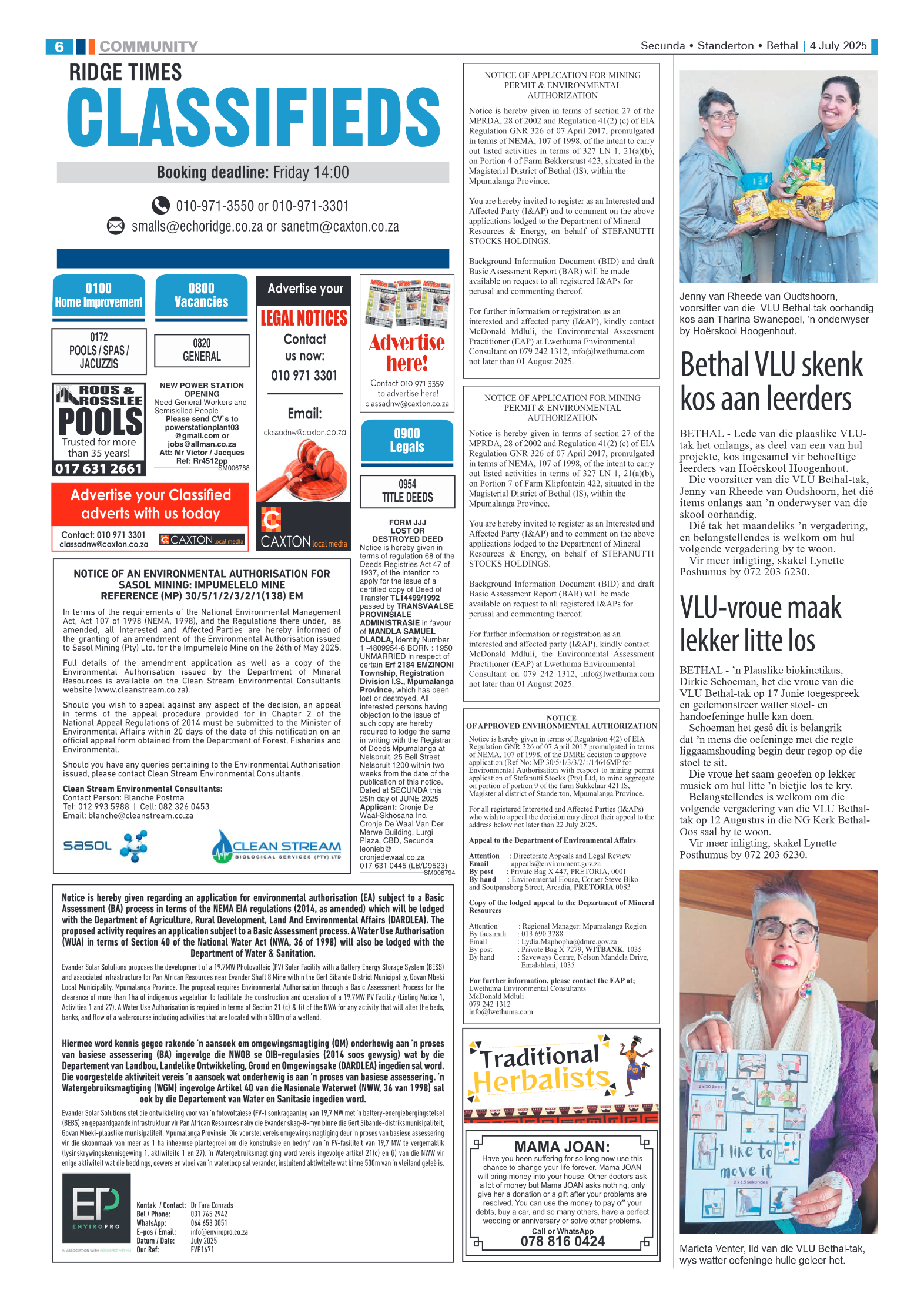 Ridge Times 4 July 2025 page 6