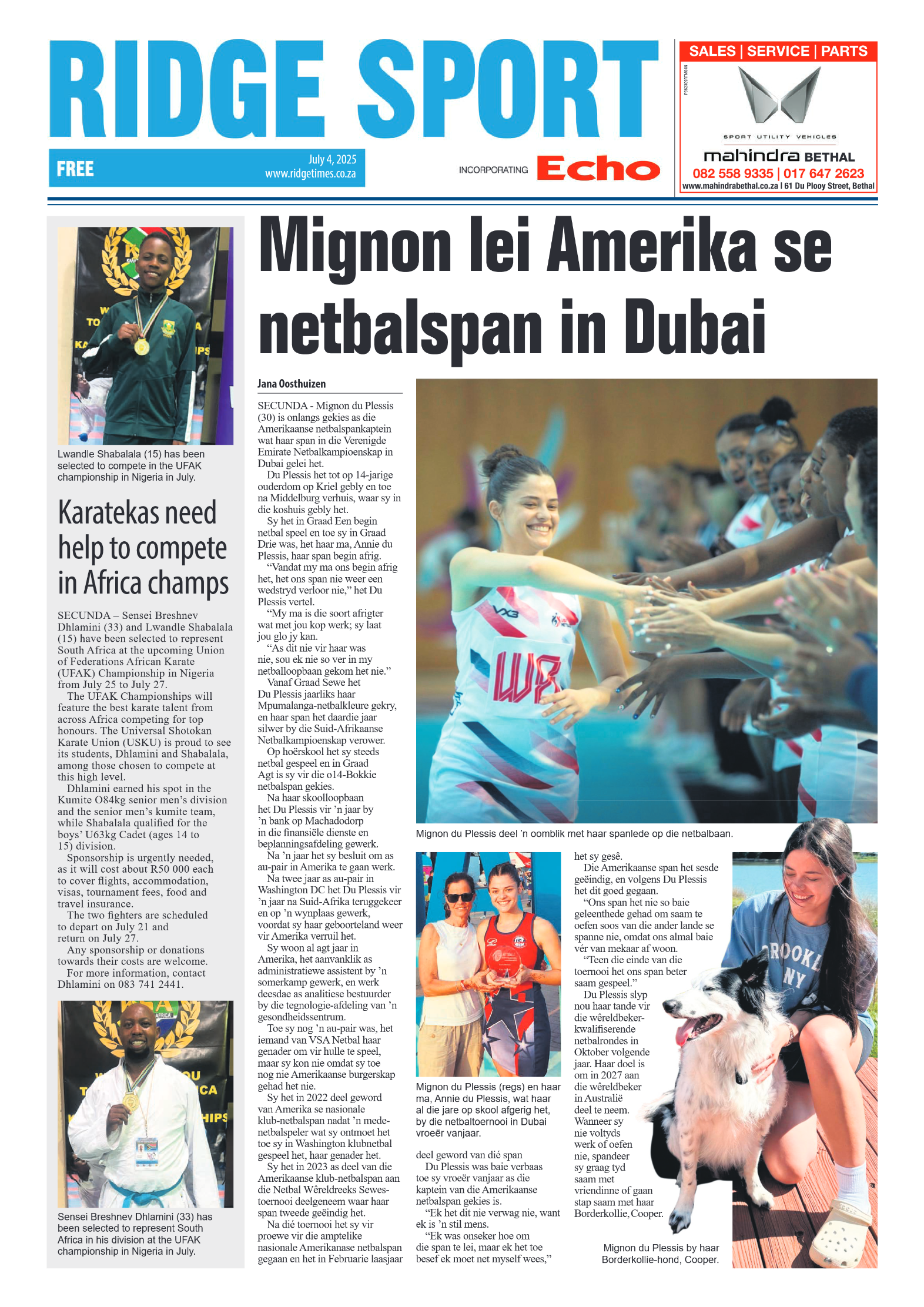 Ridge Times 4 July 2025 page 8