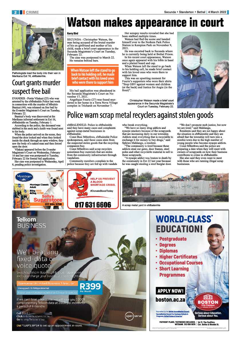 Ridge Times 4 March 2022 page 2