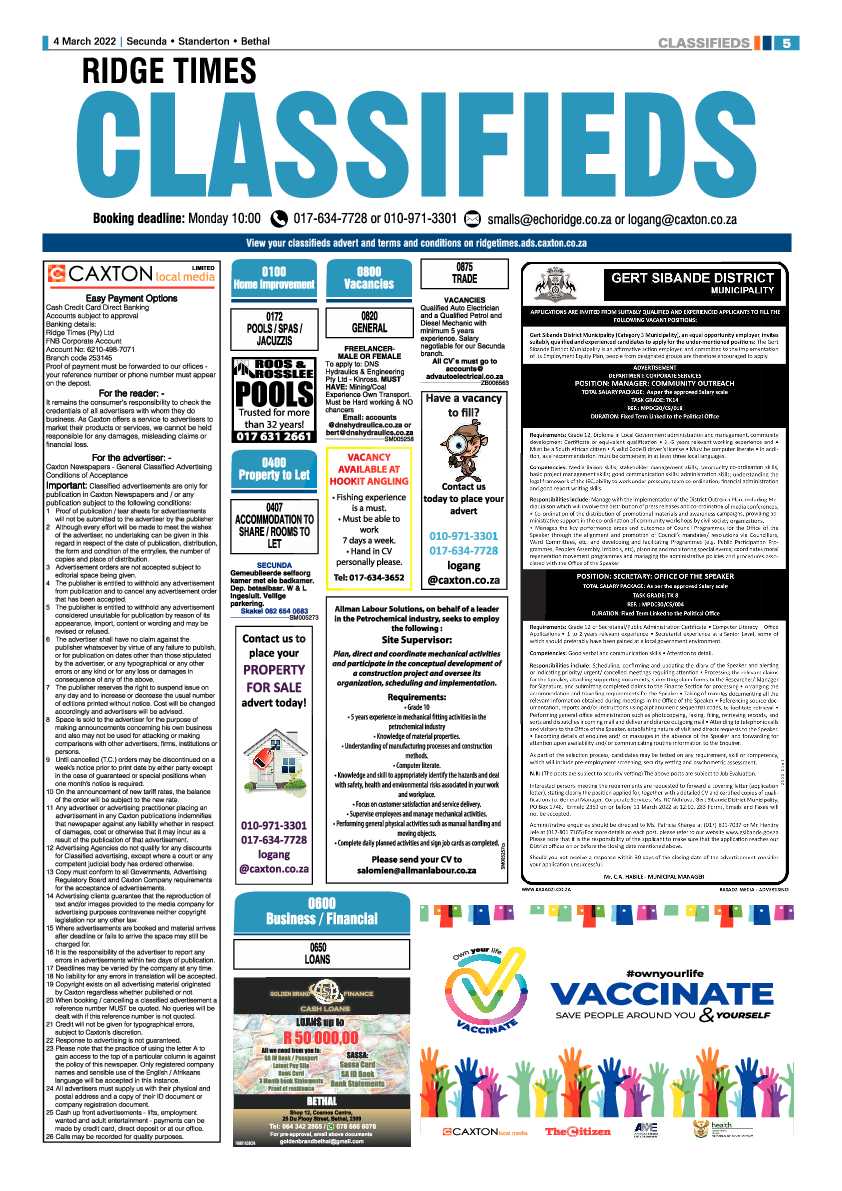Ridge Times 4 March 2022 page 5