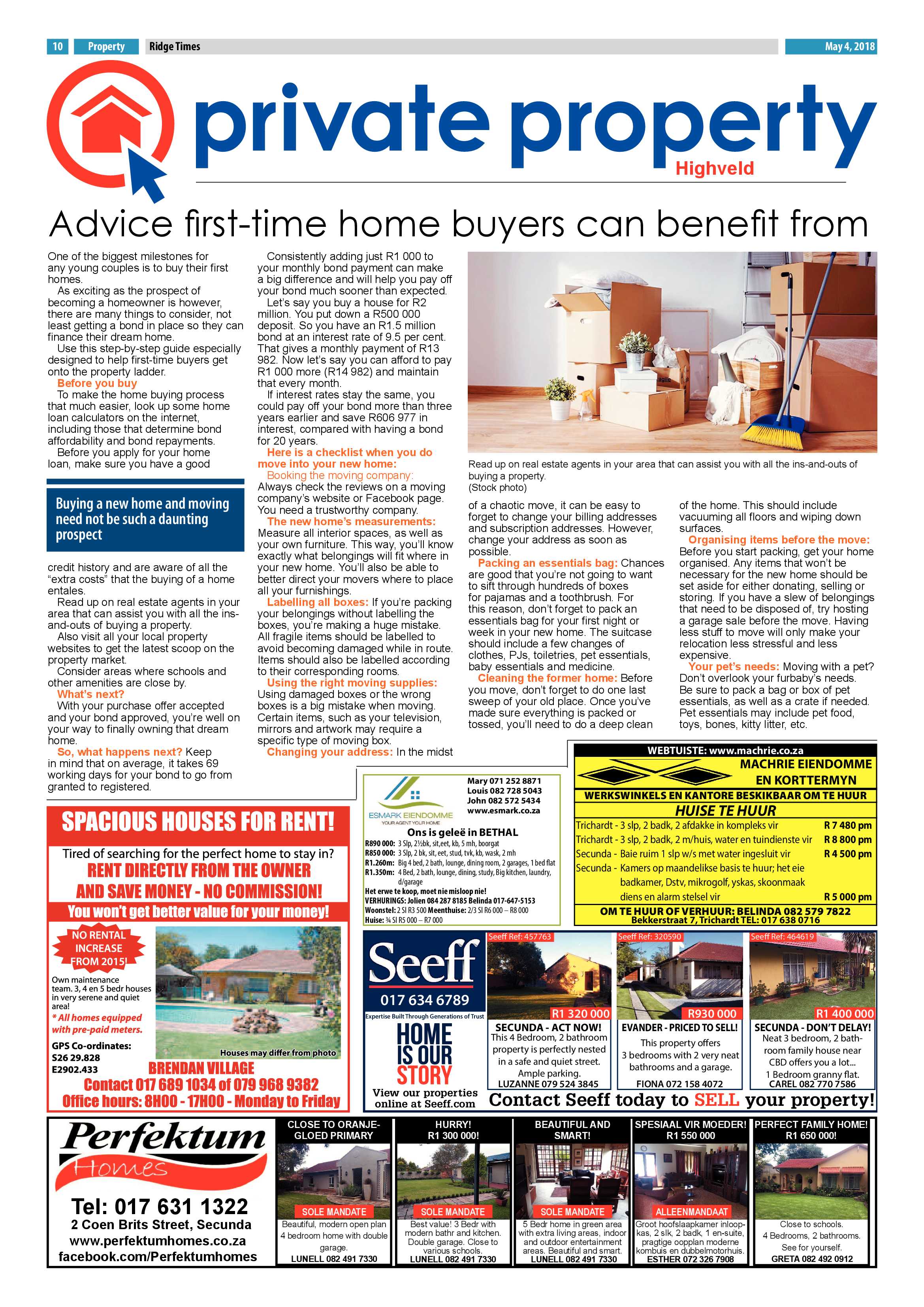 Ridge Times 4 May 2018 page 10