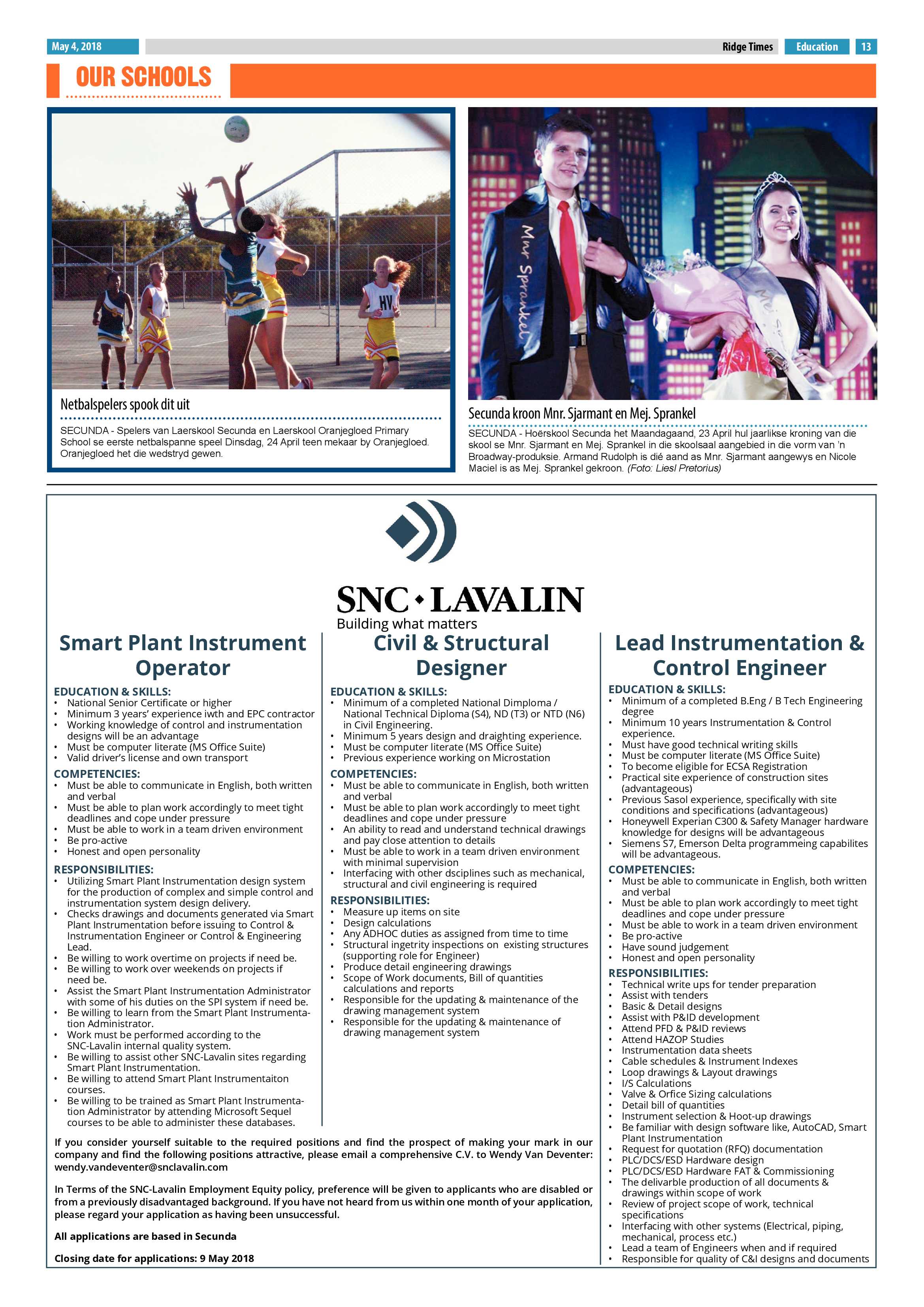 Ridge Times 4 May 2018 page 13