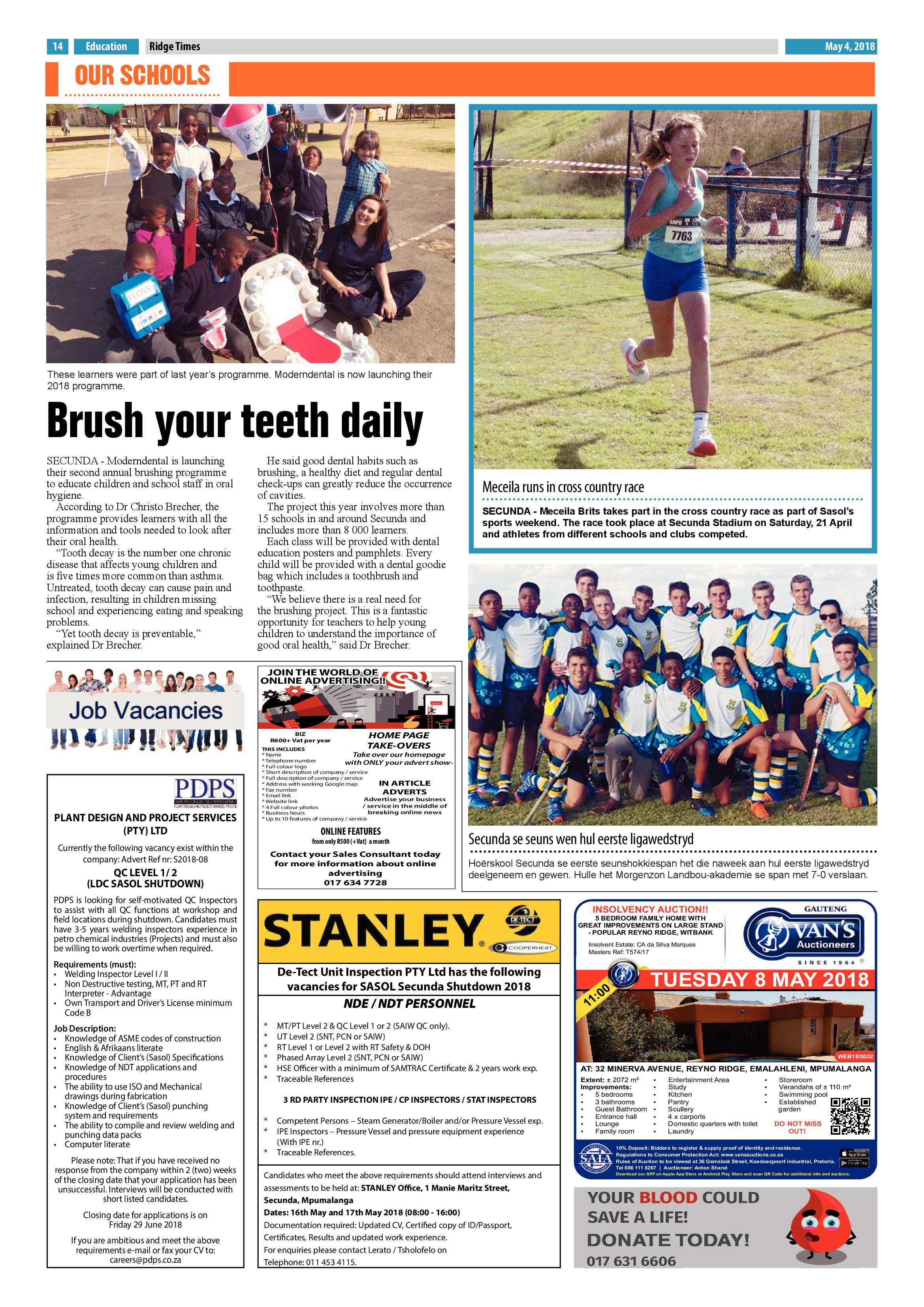 Ridge Times 4 May 2018 page 14