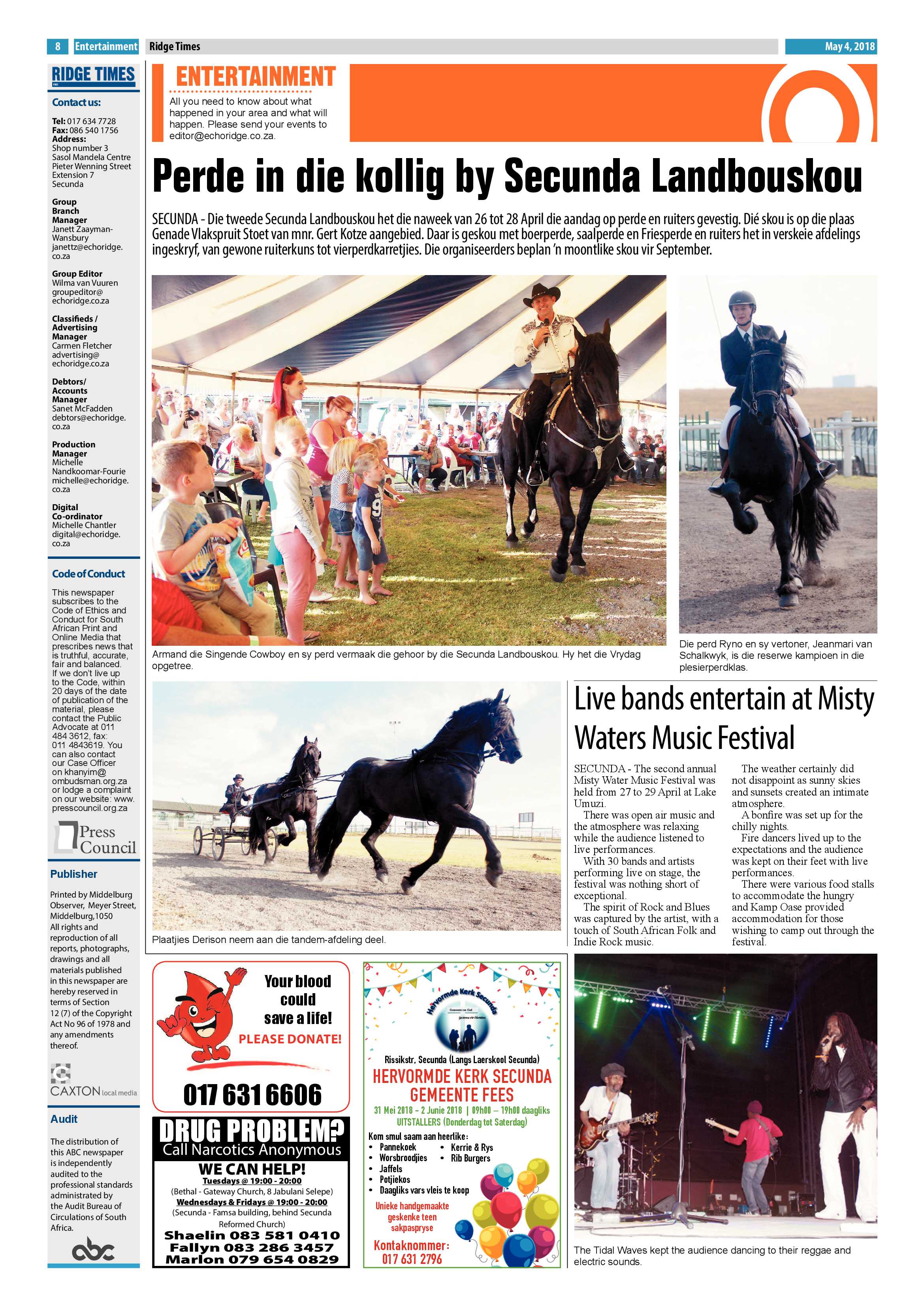 Ridge Times 4 May 2018 page 8