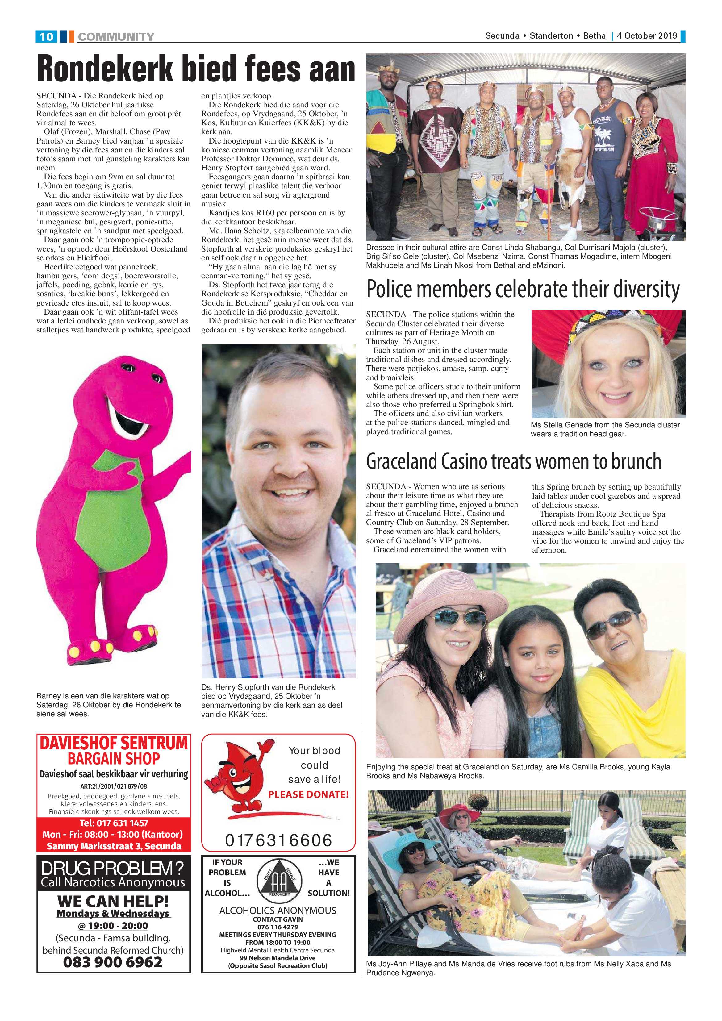 Ridge Times 04 October 2019 page 10