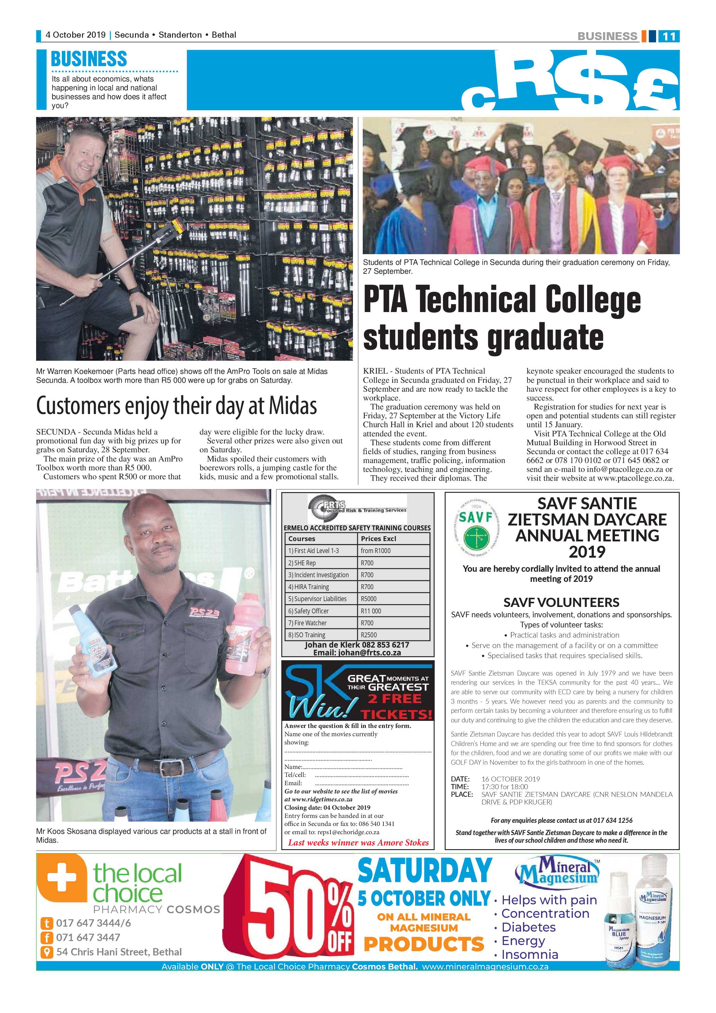 Ridge Times 04 October 2019 page 11