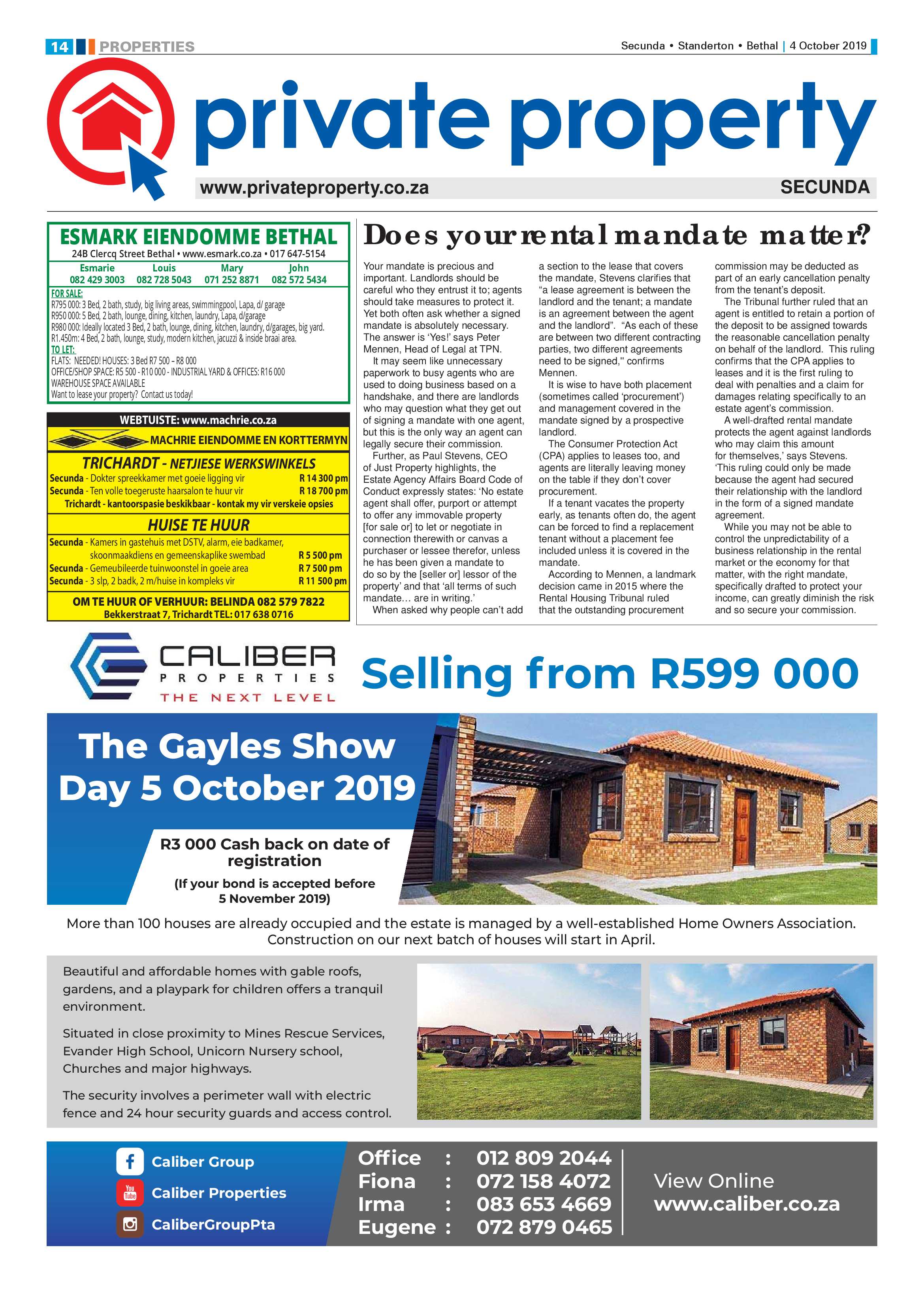 Ridge Times 04 October 2019 page 14