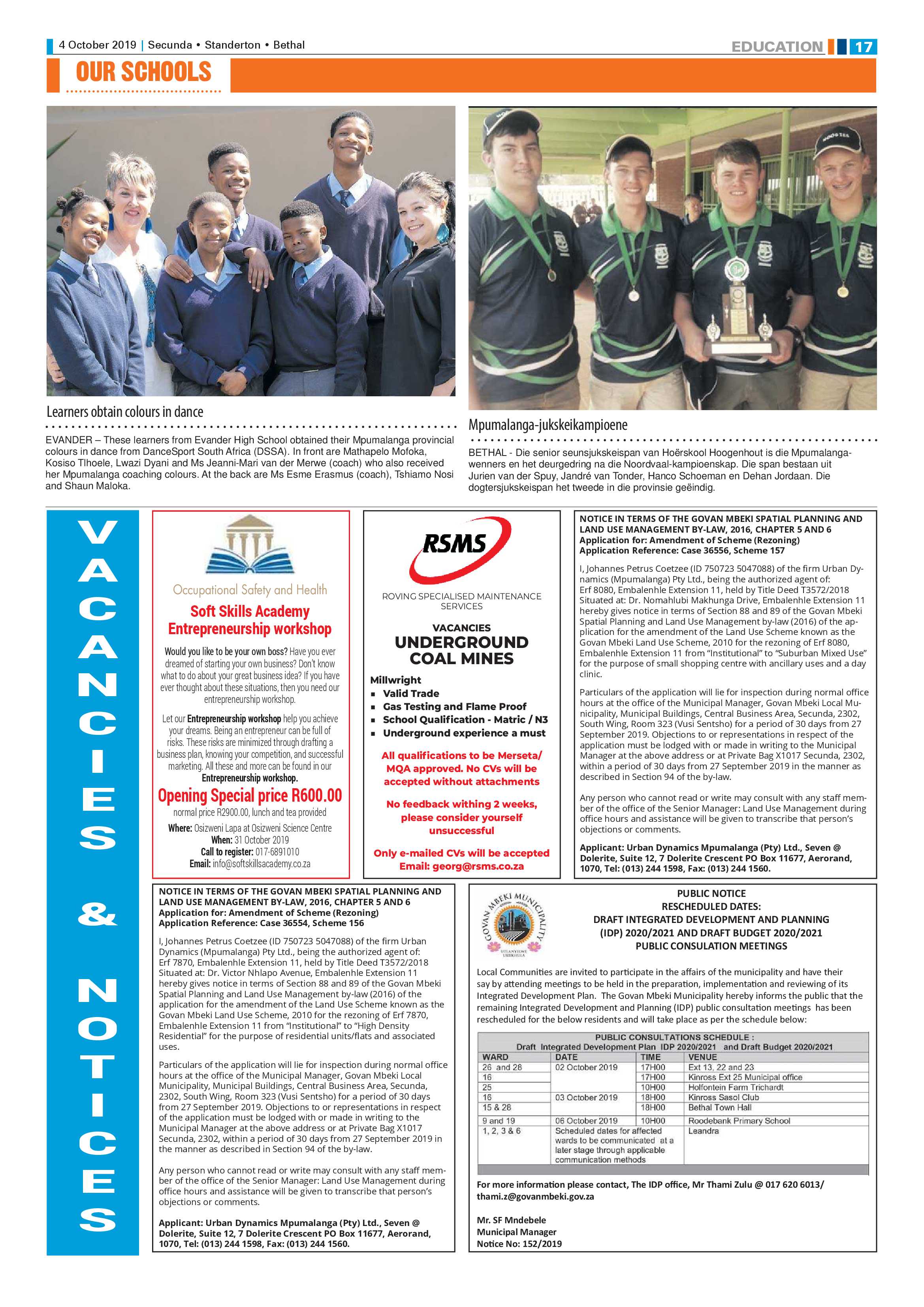 Ridge Times 04 October 2019 page 17