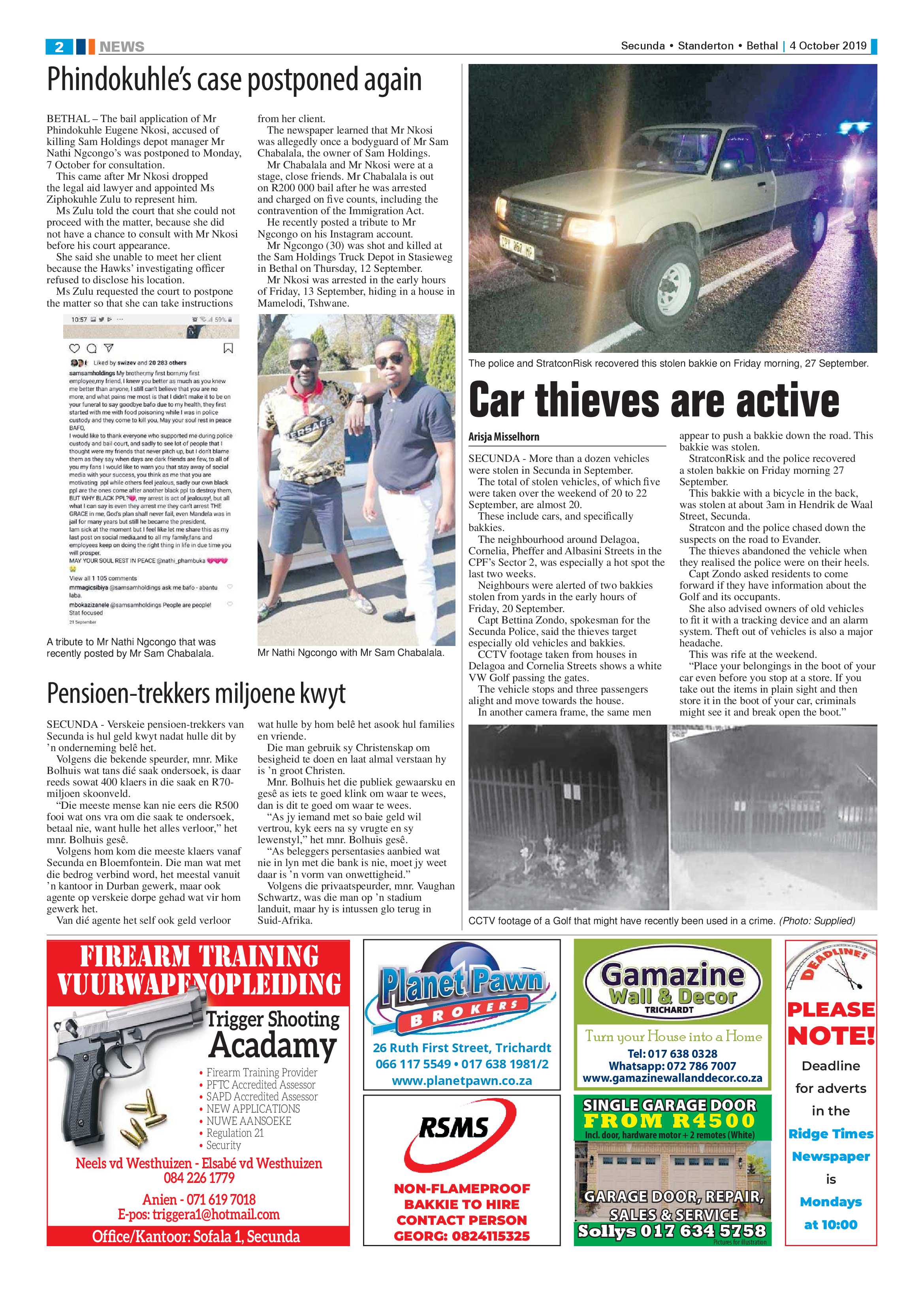 Ridge Times 04 October 2019 page 2
