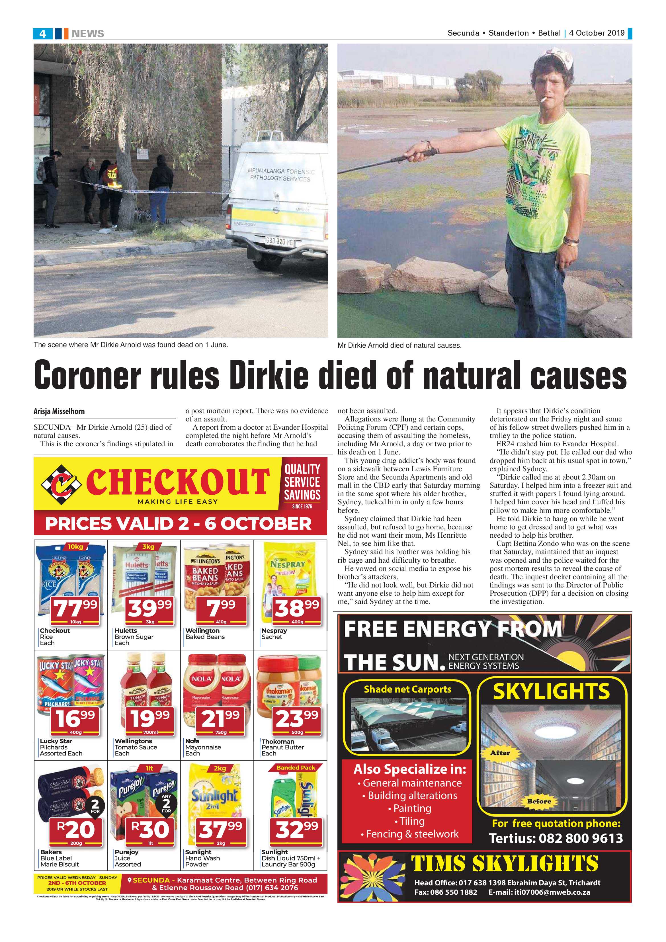 Ridge Times 04 October 2019 page 4