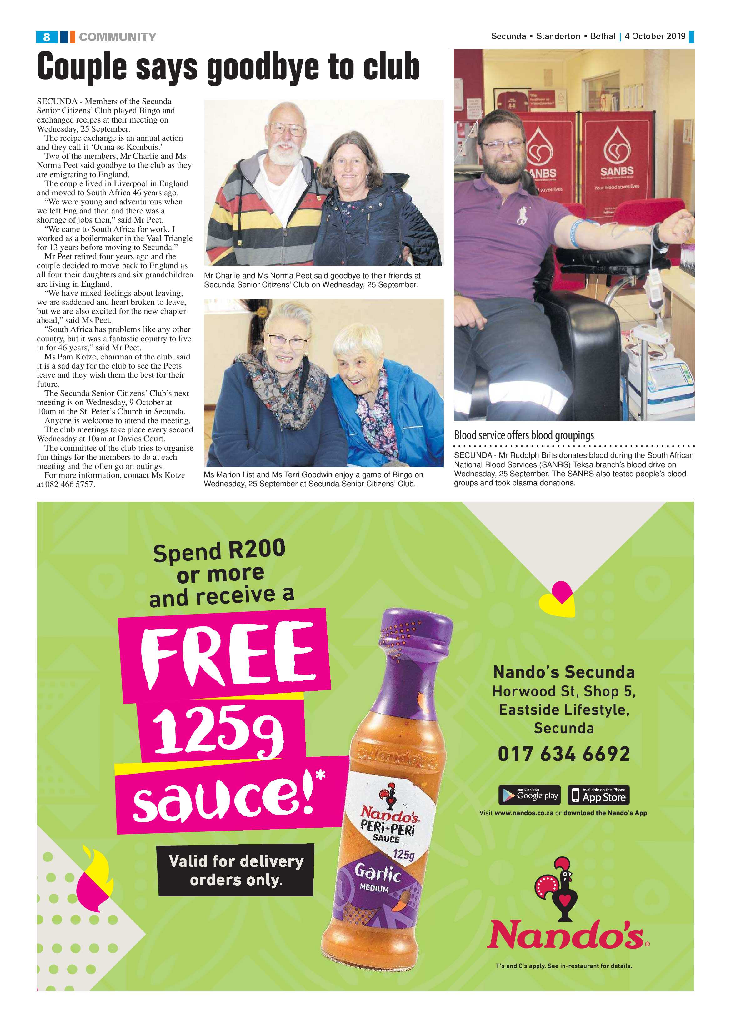 Ridge Times 04 October 2019 page 8