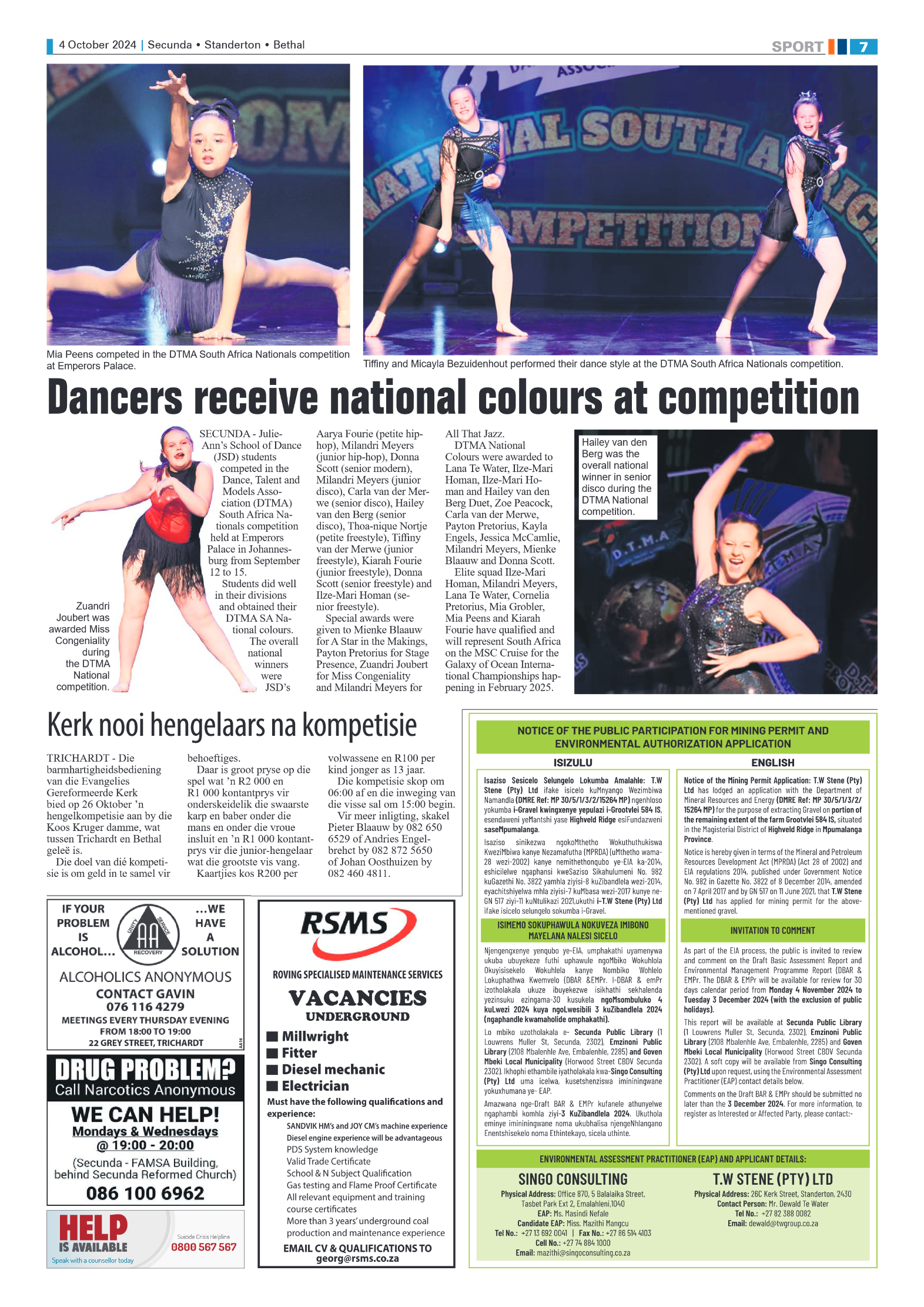Ridge Times 4 October 2024 page 7