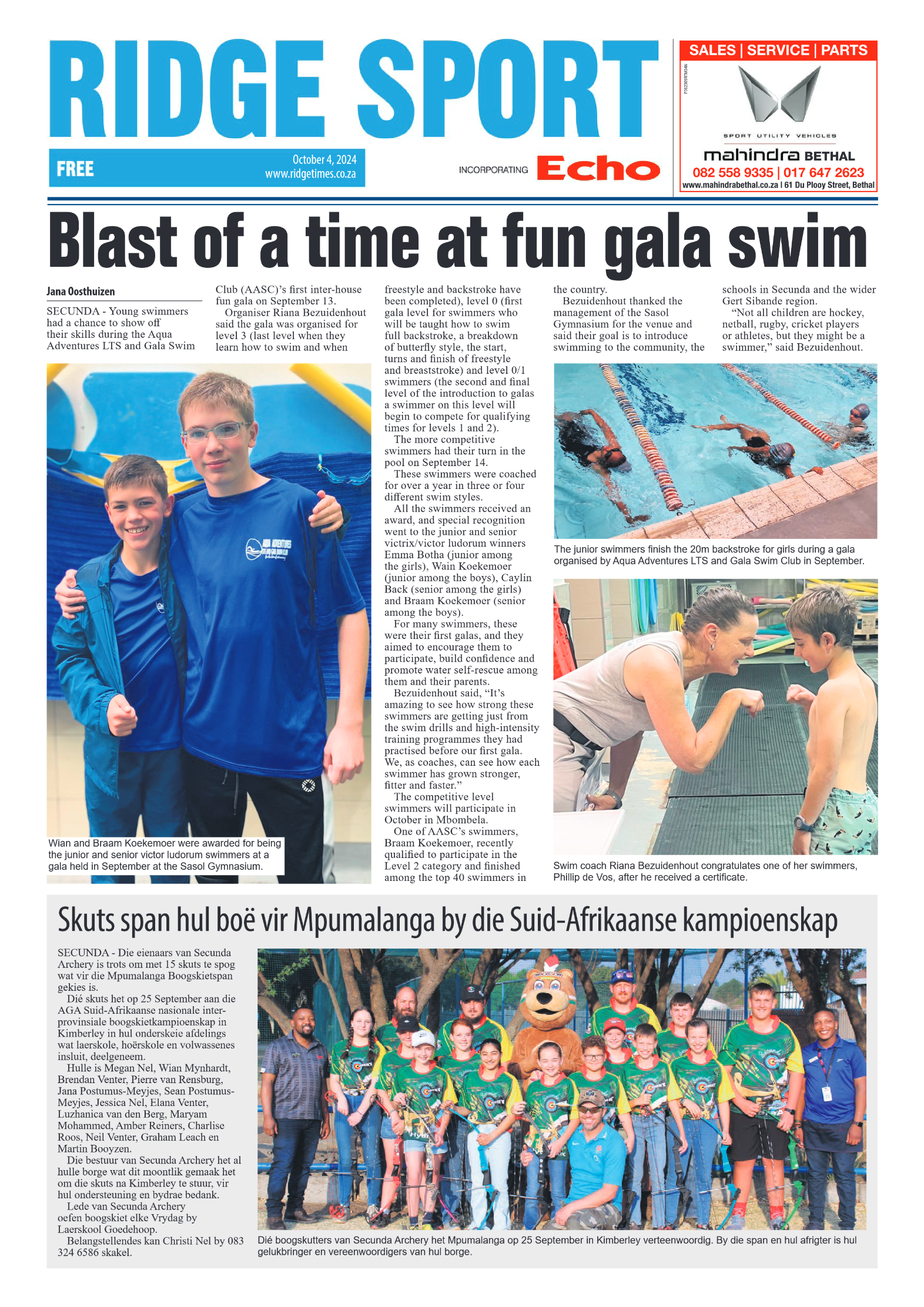 Ridge Times 4 October 2024 page 8