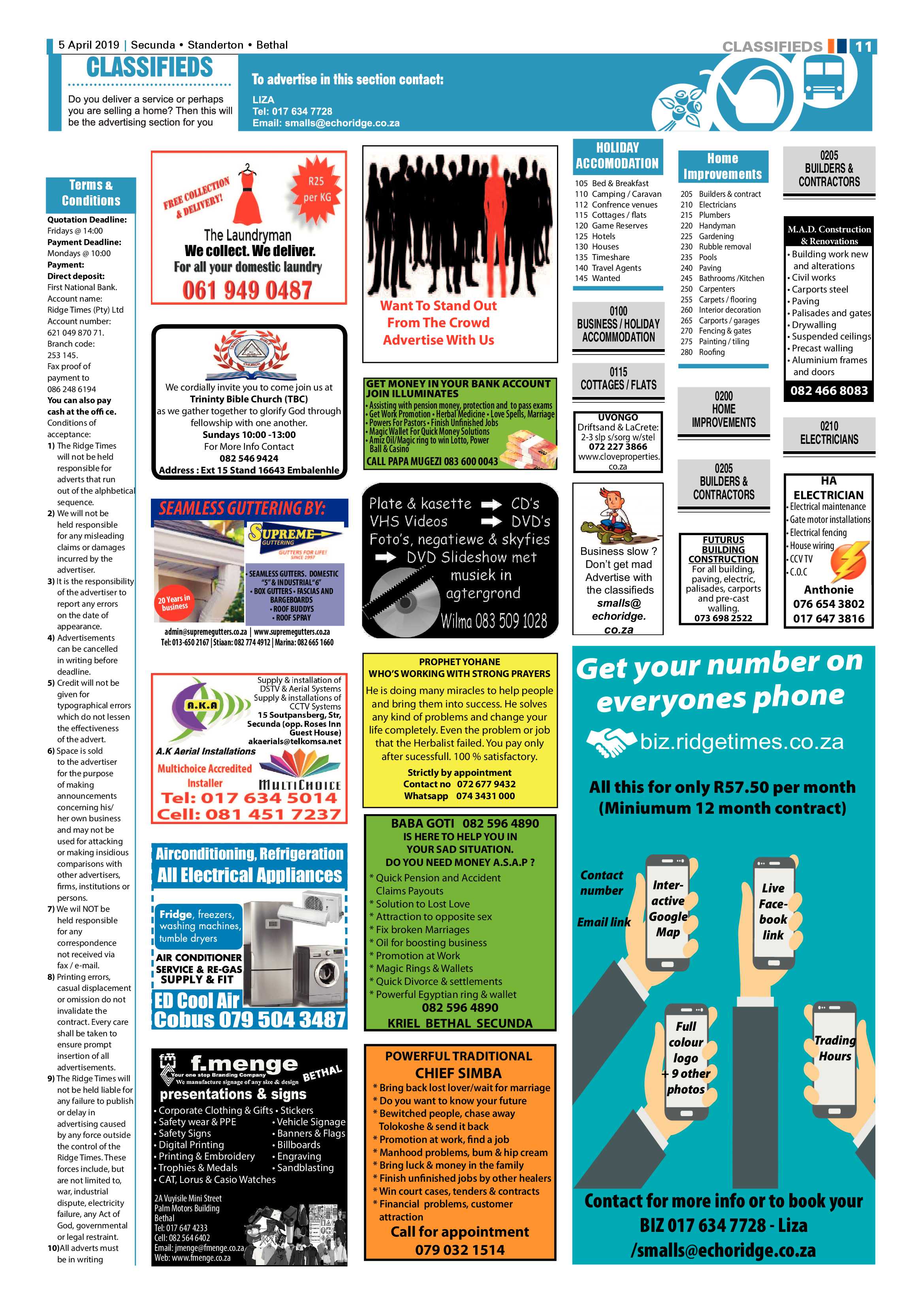 Ridge Times 5 April 2019 page 11