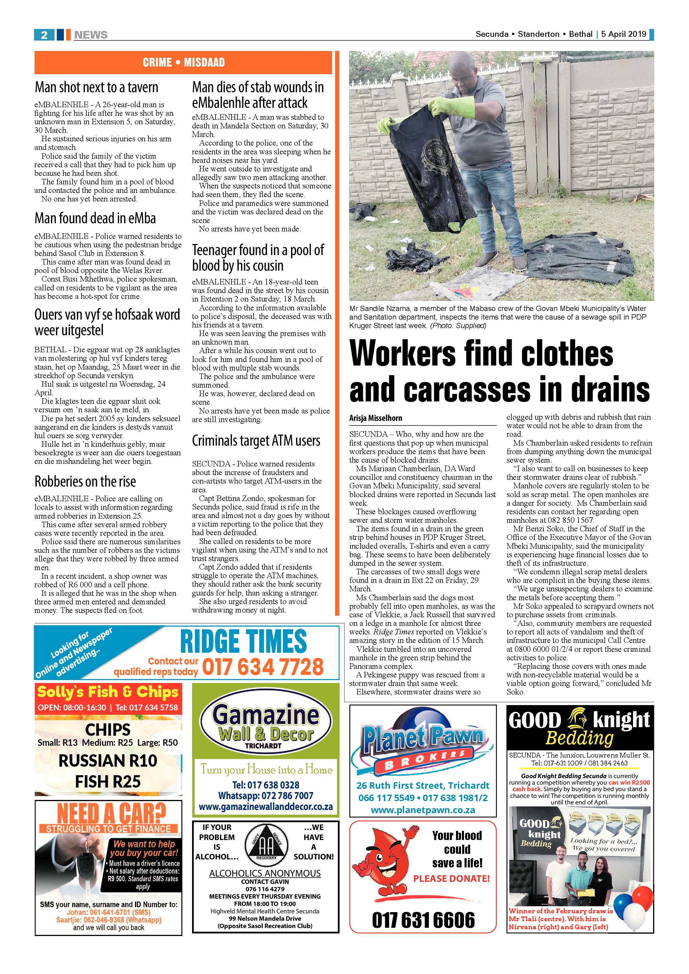 Ridge Times 5 April 2019 page 2