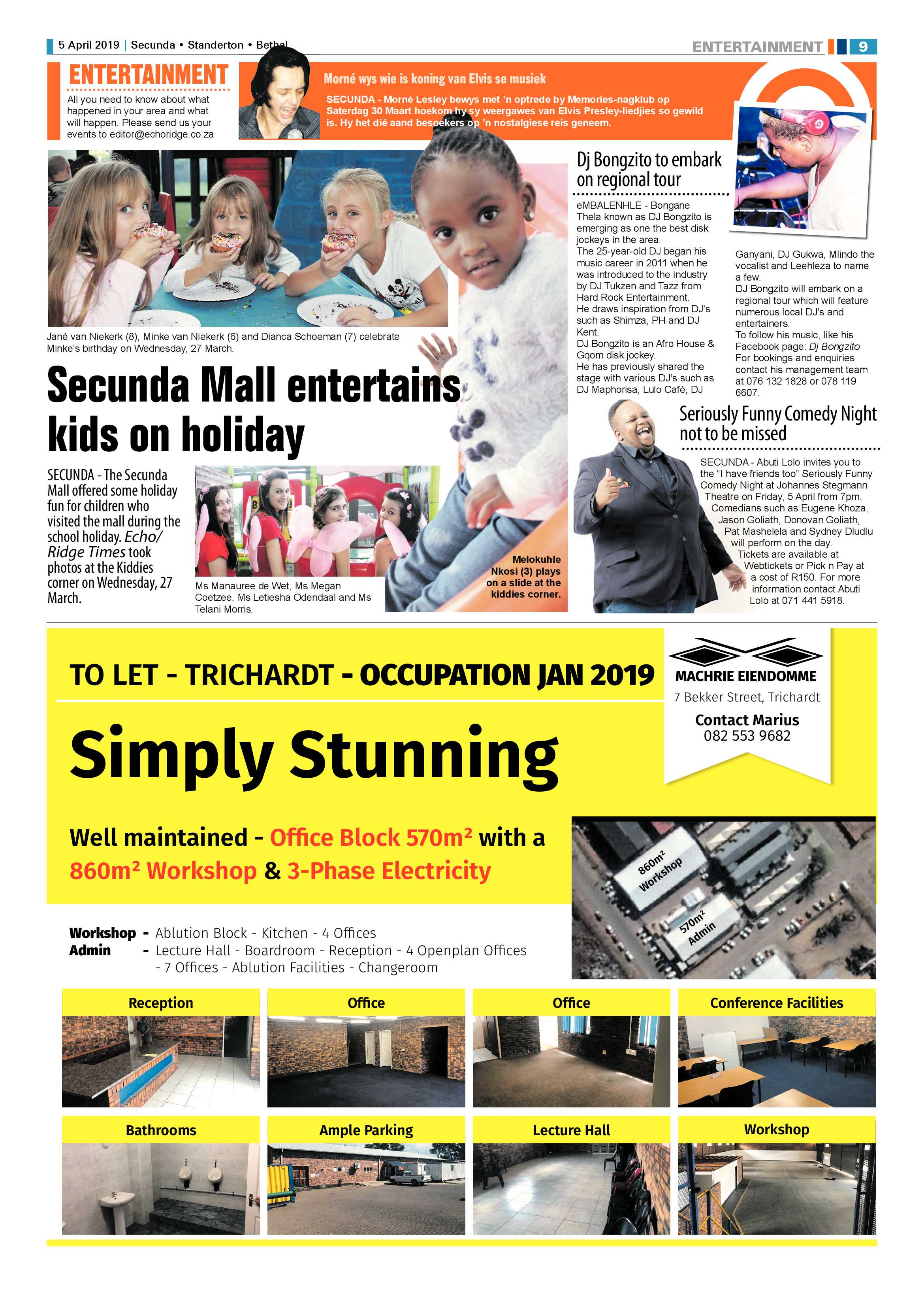 Ridge Times 5 April 2019 page 9