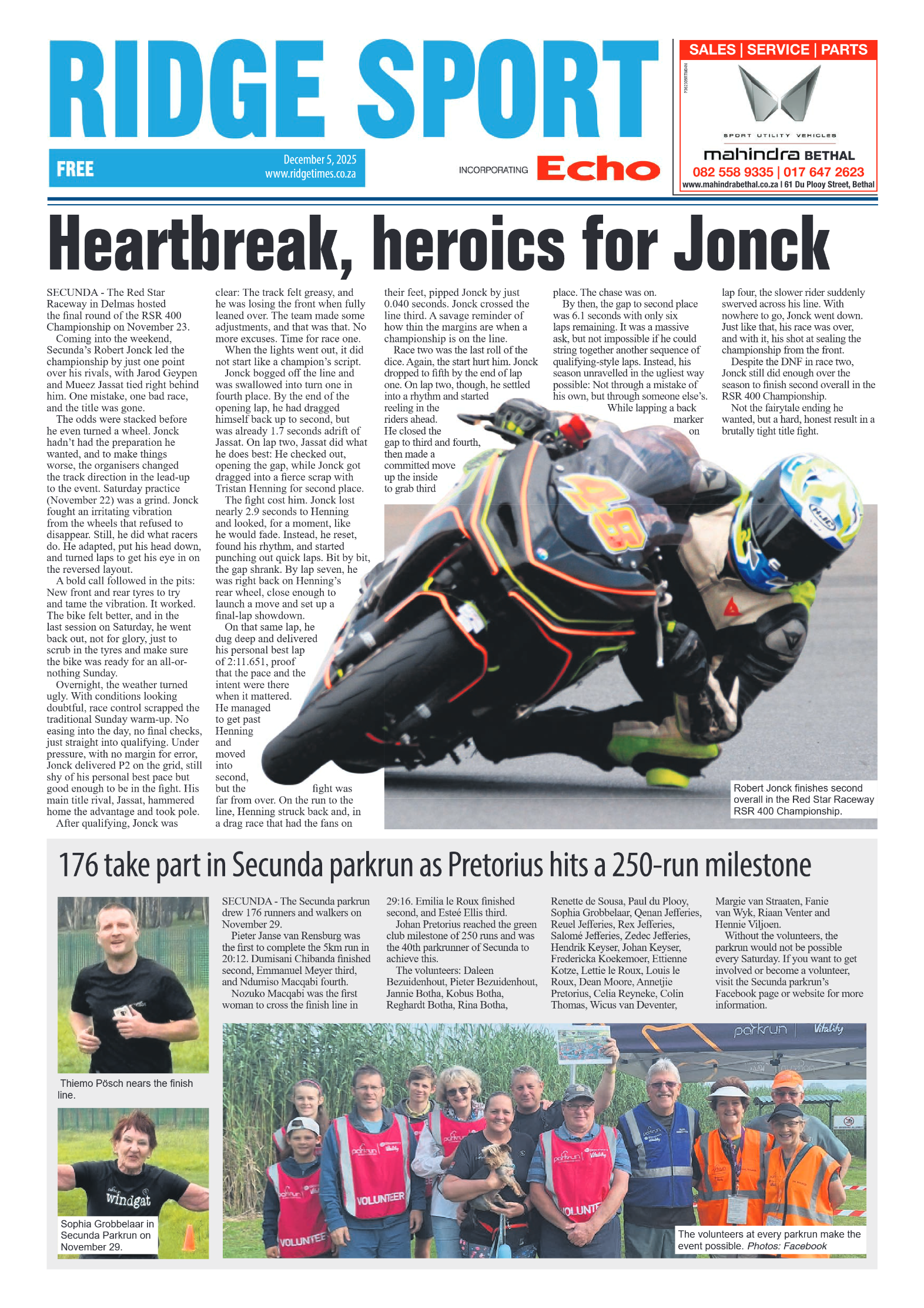 Ridge Times 5 December 2025 page 8