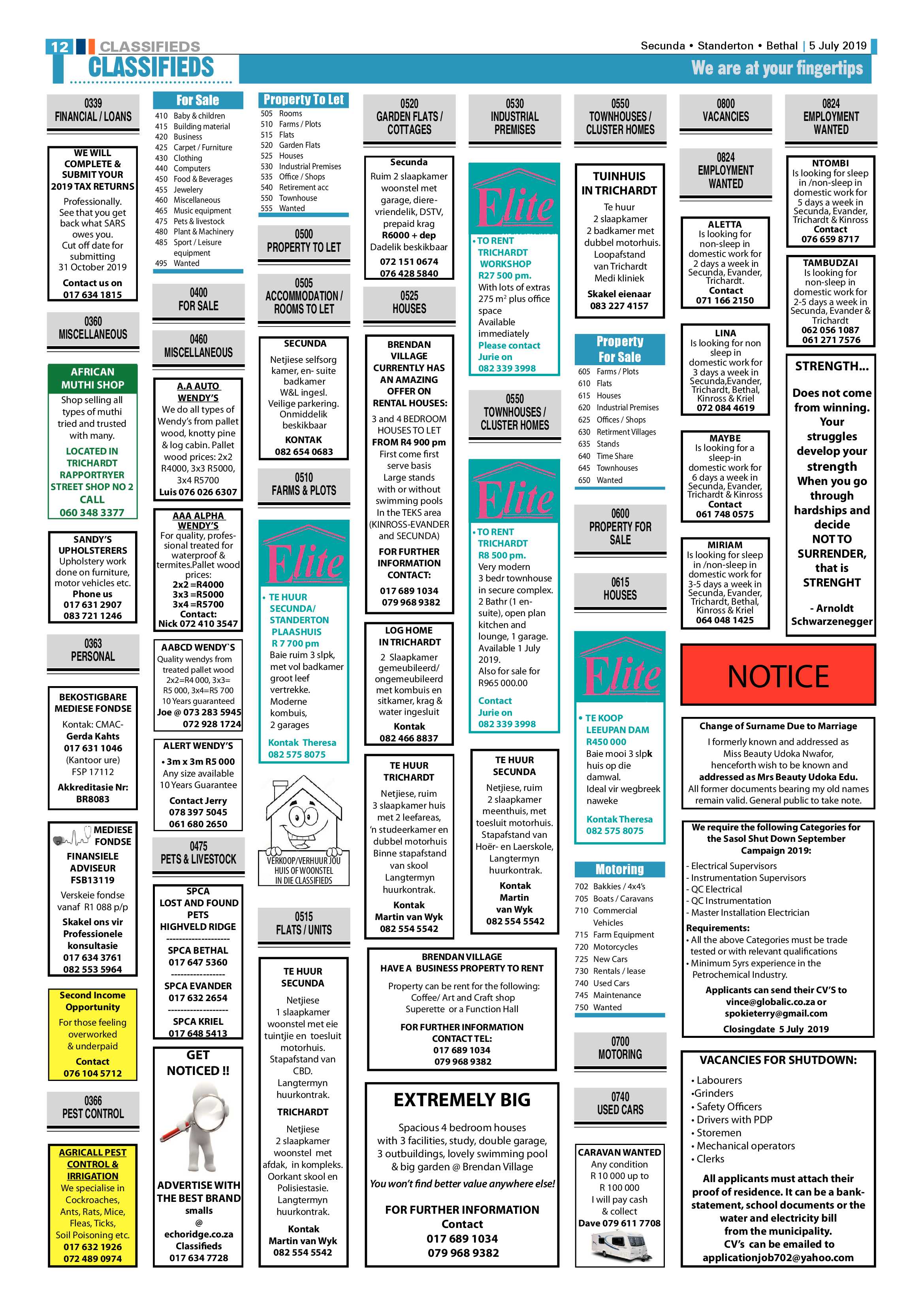 Ridge Times 5 July 2019 page 12