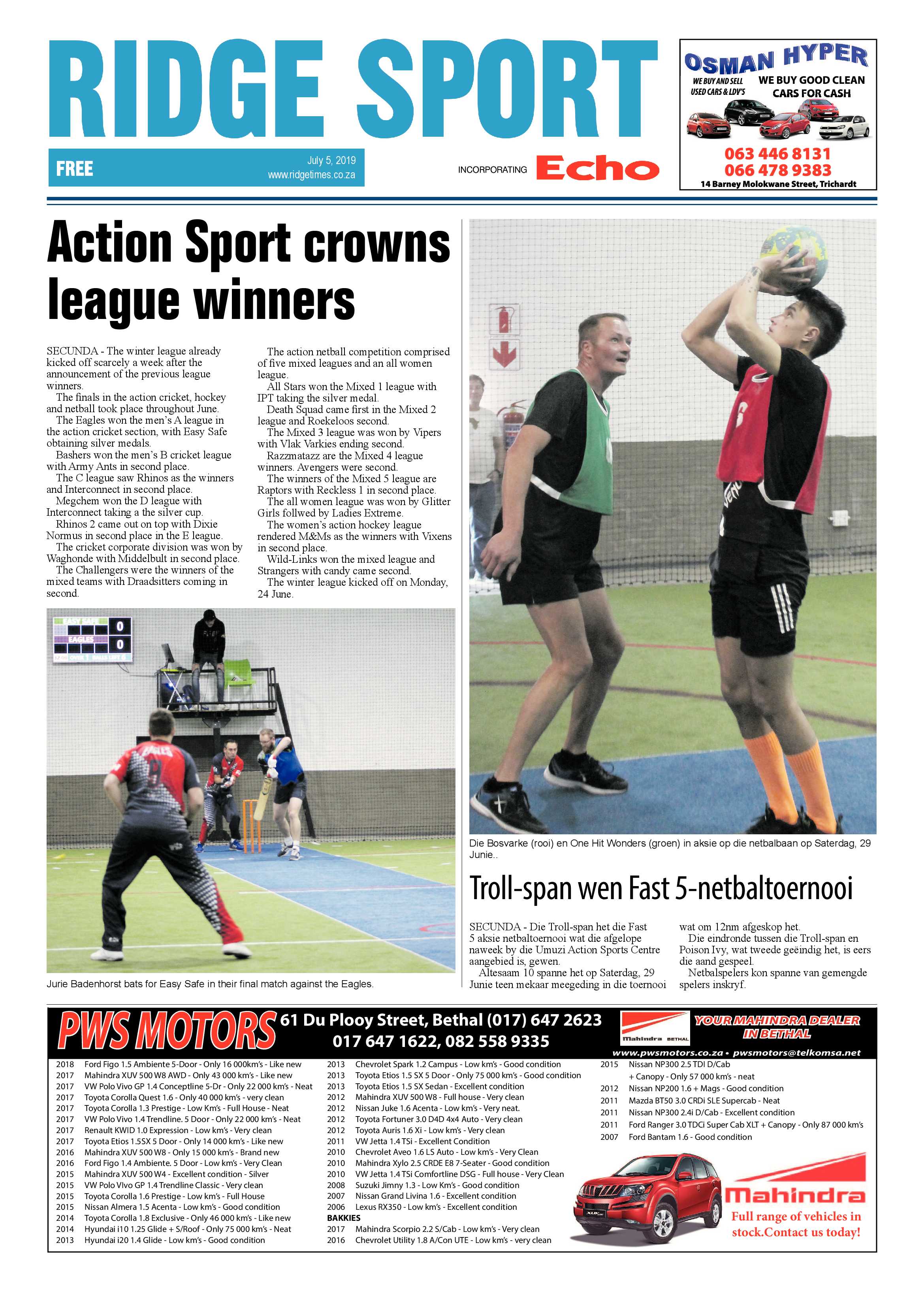 Ridge Times 5 July 2019 page 16