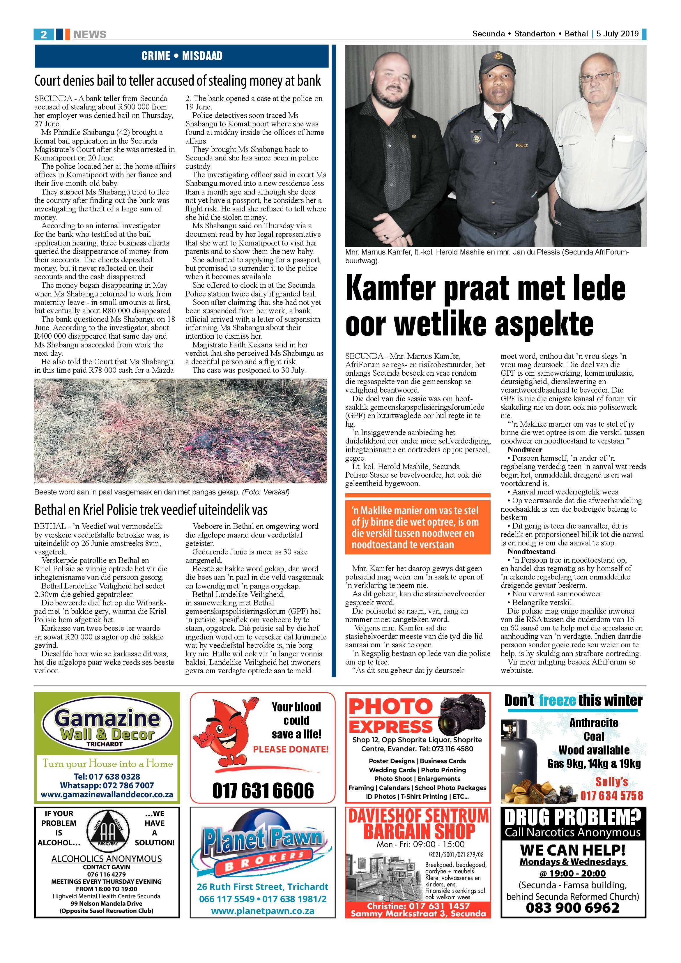 Ridge Times 5 July 2019 page 2