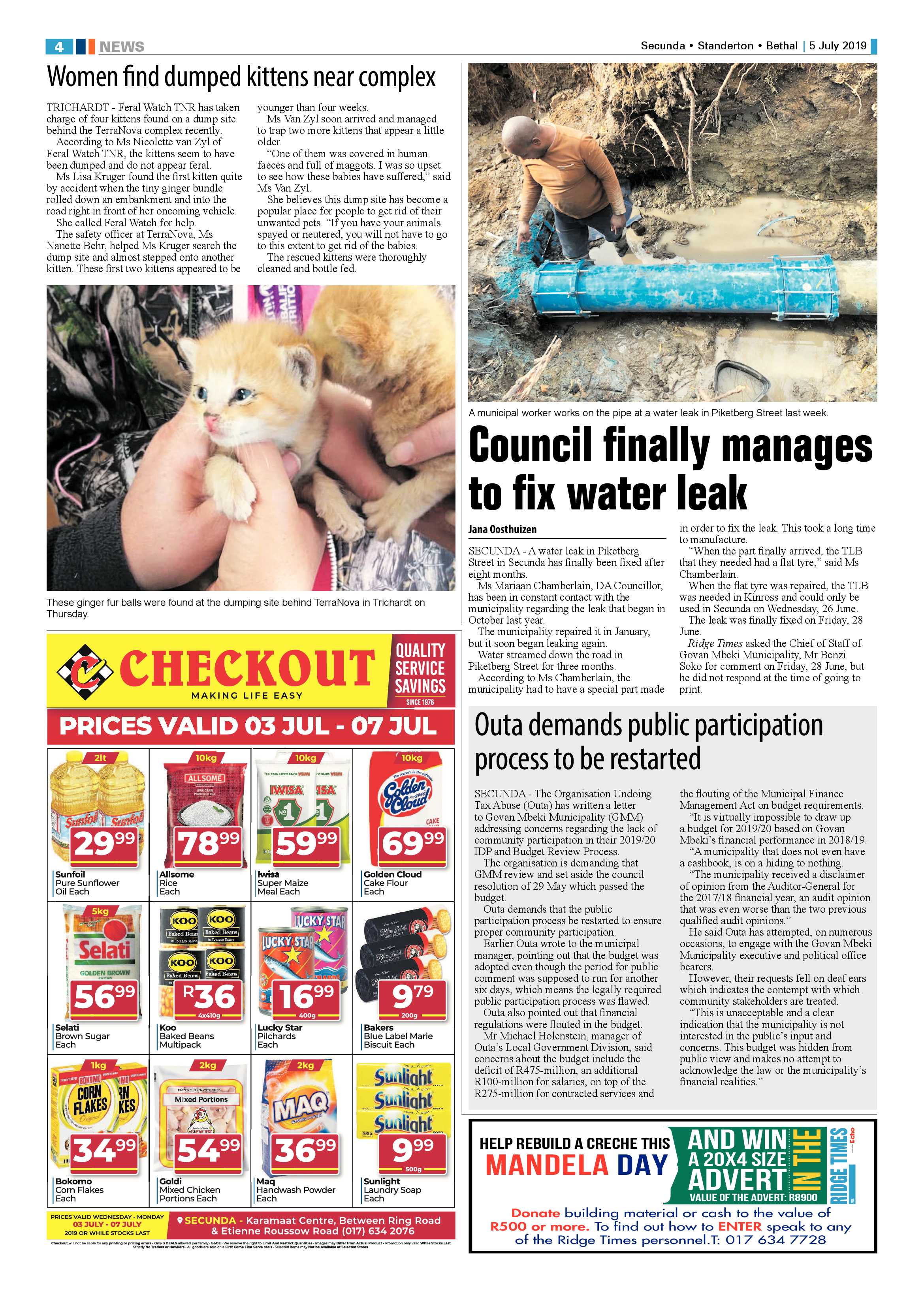 Ridge Times 5 July 2019 page 4