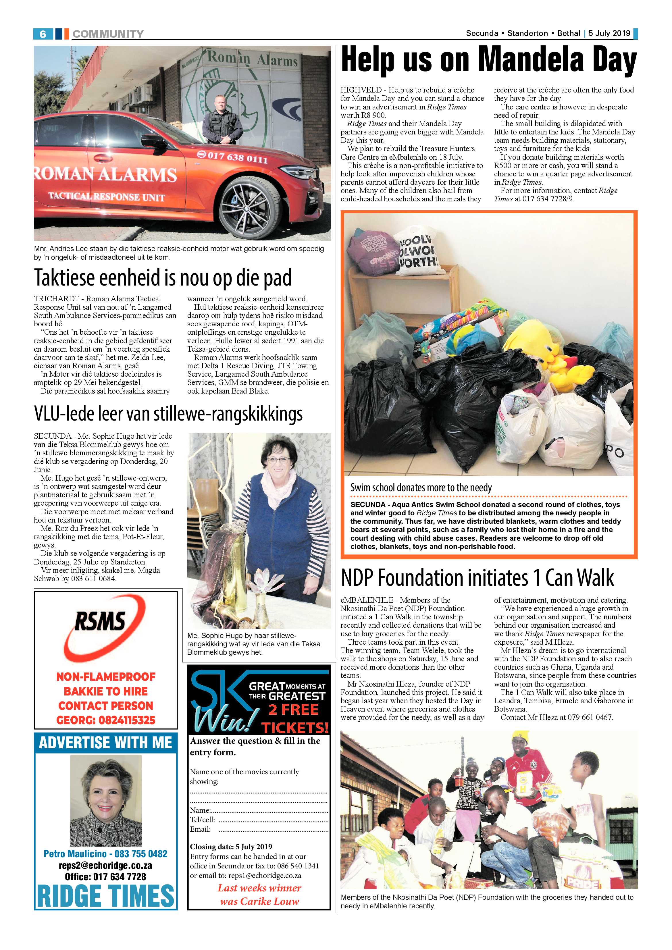 Ridge Times 5 July 2019 page 6