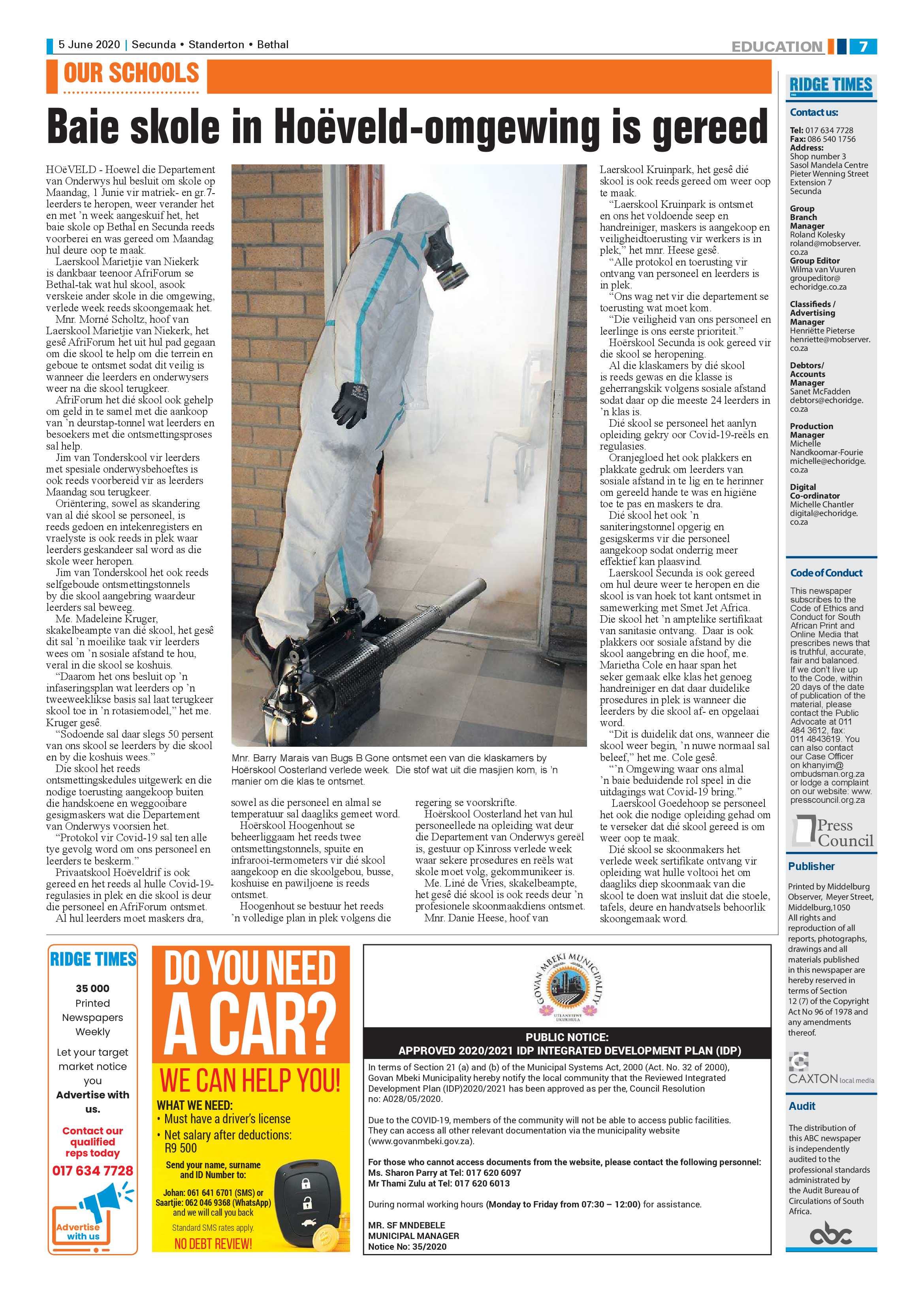 Ridge Times 5 June 2020 page 7