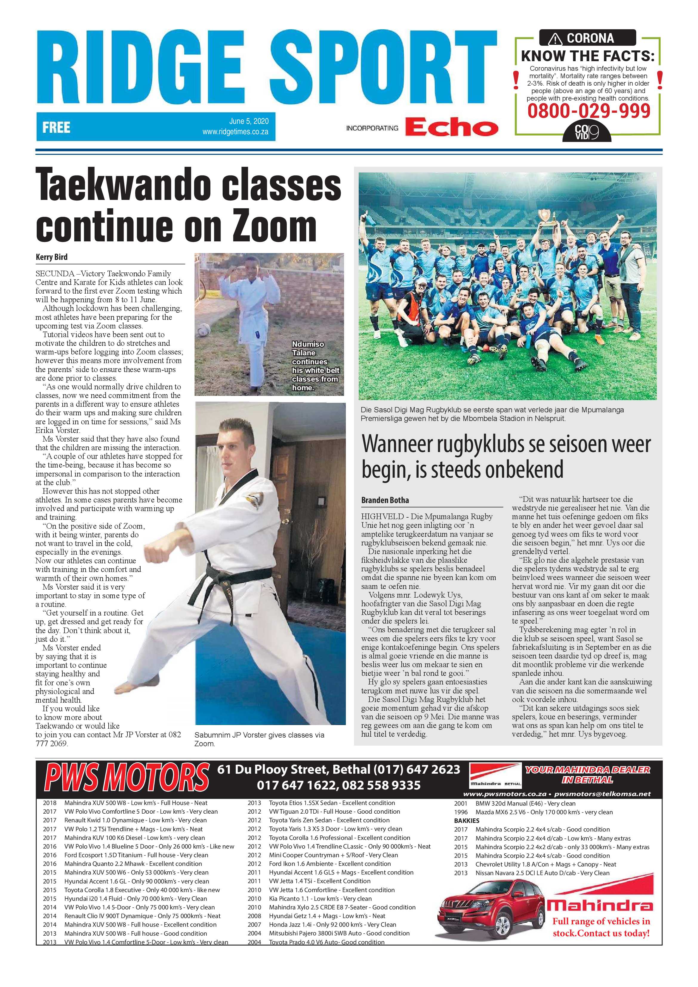Ridge Times 5 June 2020 page 8