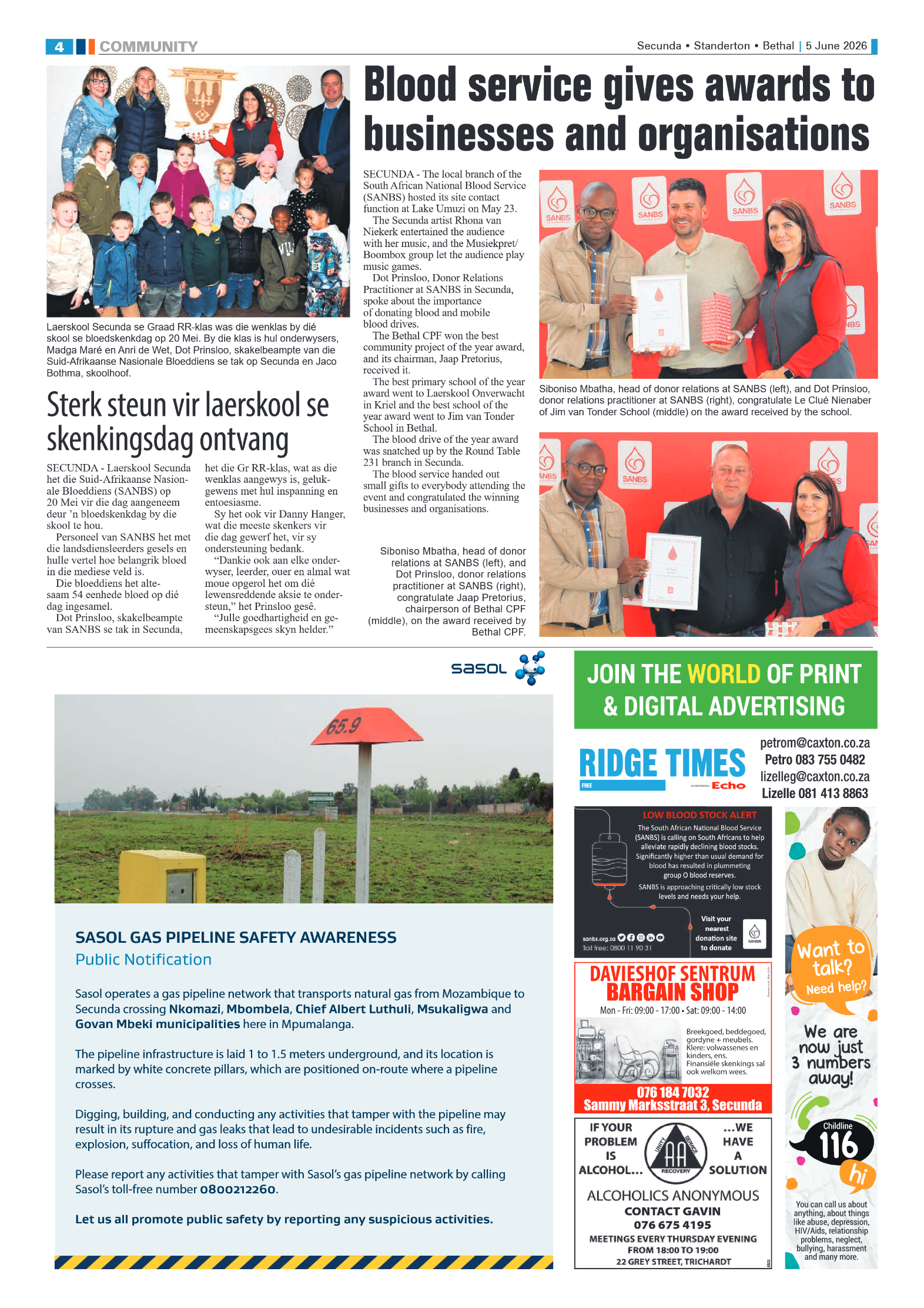 Ridge Times 5 June 2026 page 4