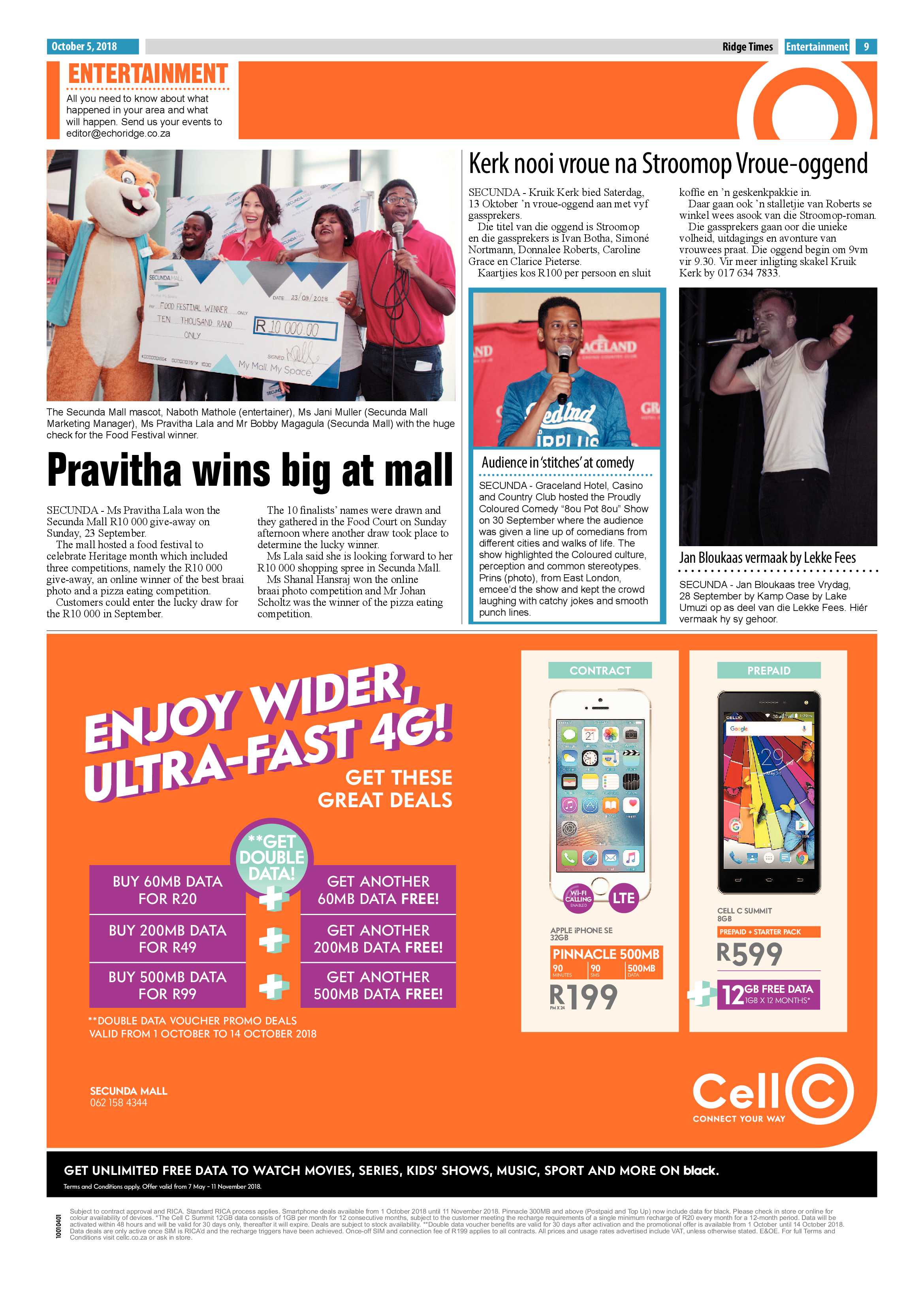 Ridge Times 5 October 2018 page 9