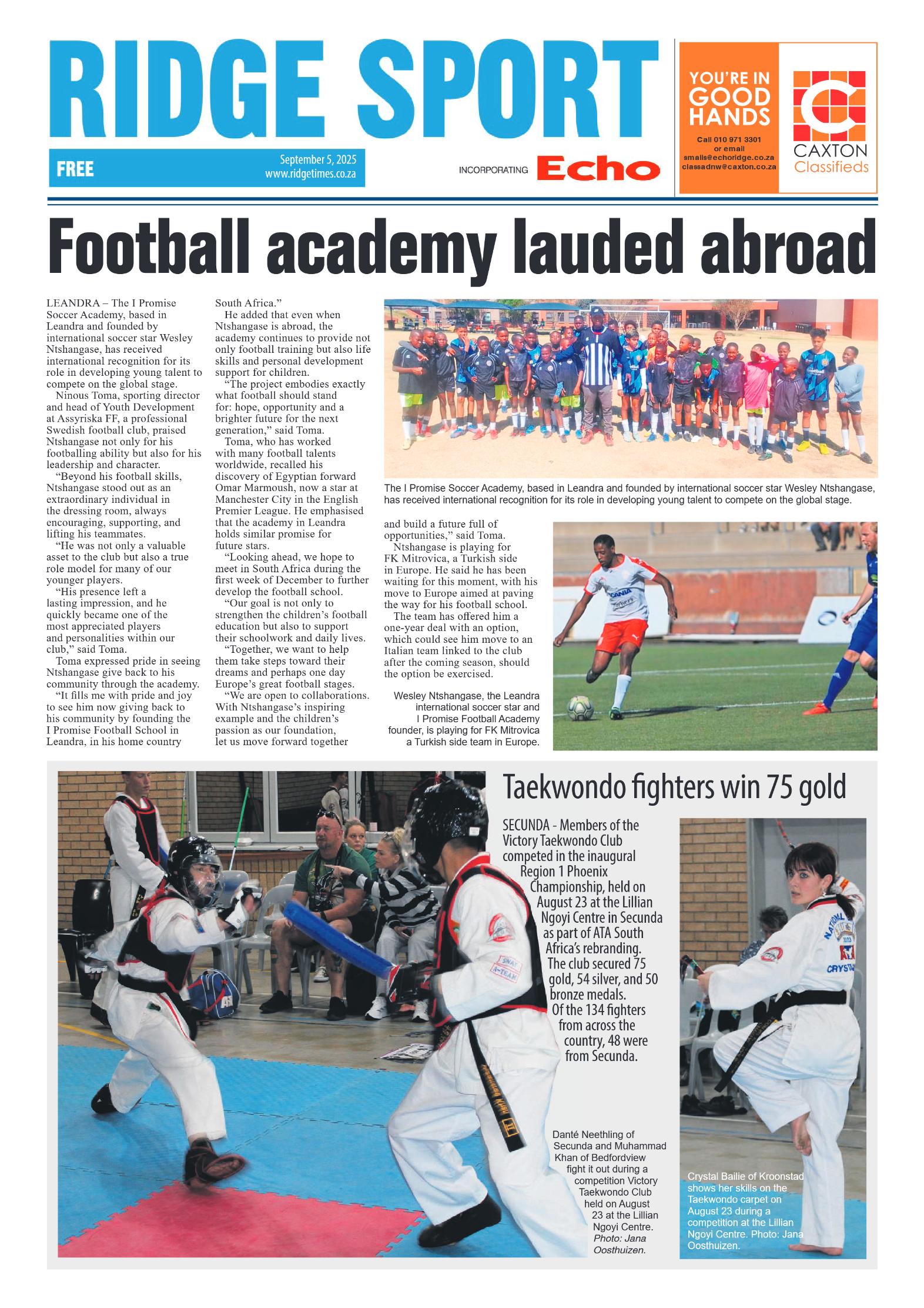 Ridge Times 5 September 2025 page 8