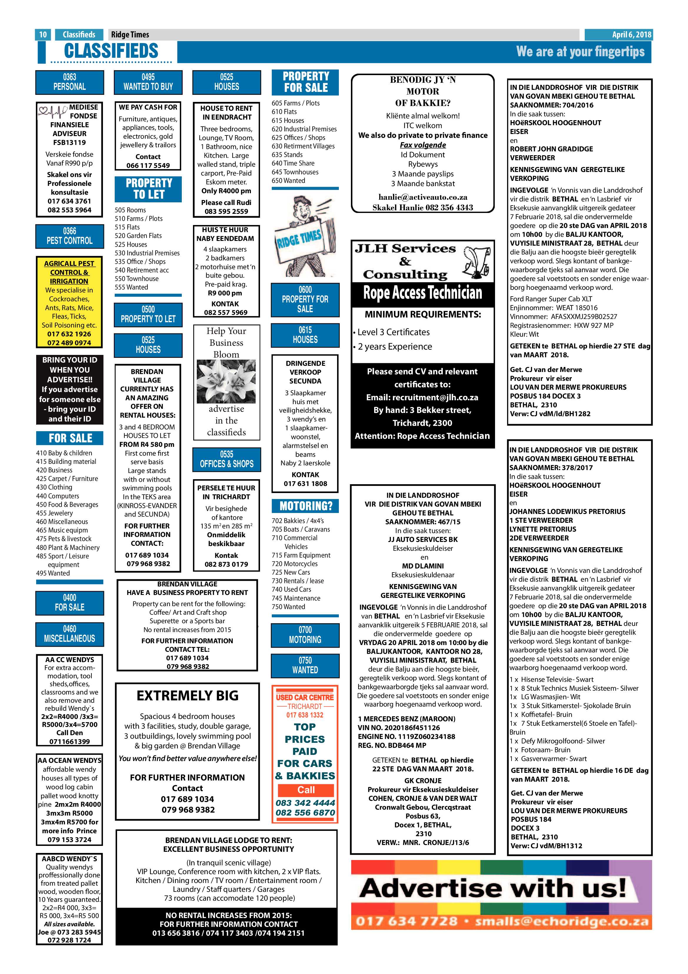 Ridge Times 6 April 2018 page 10