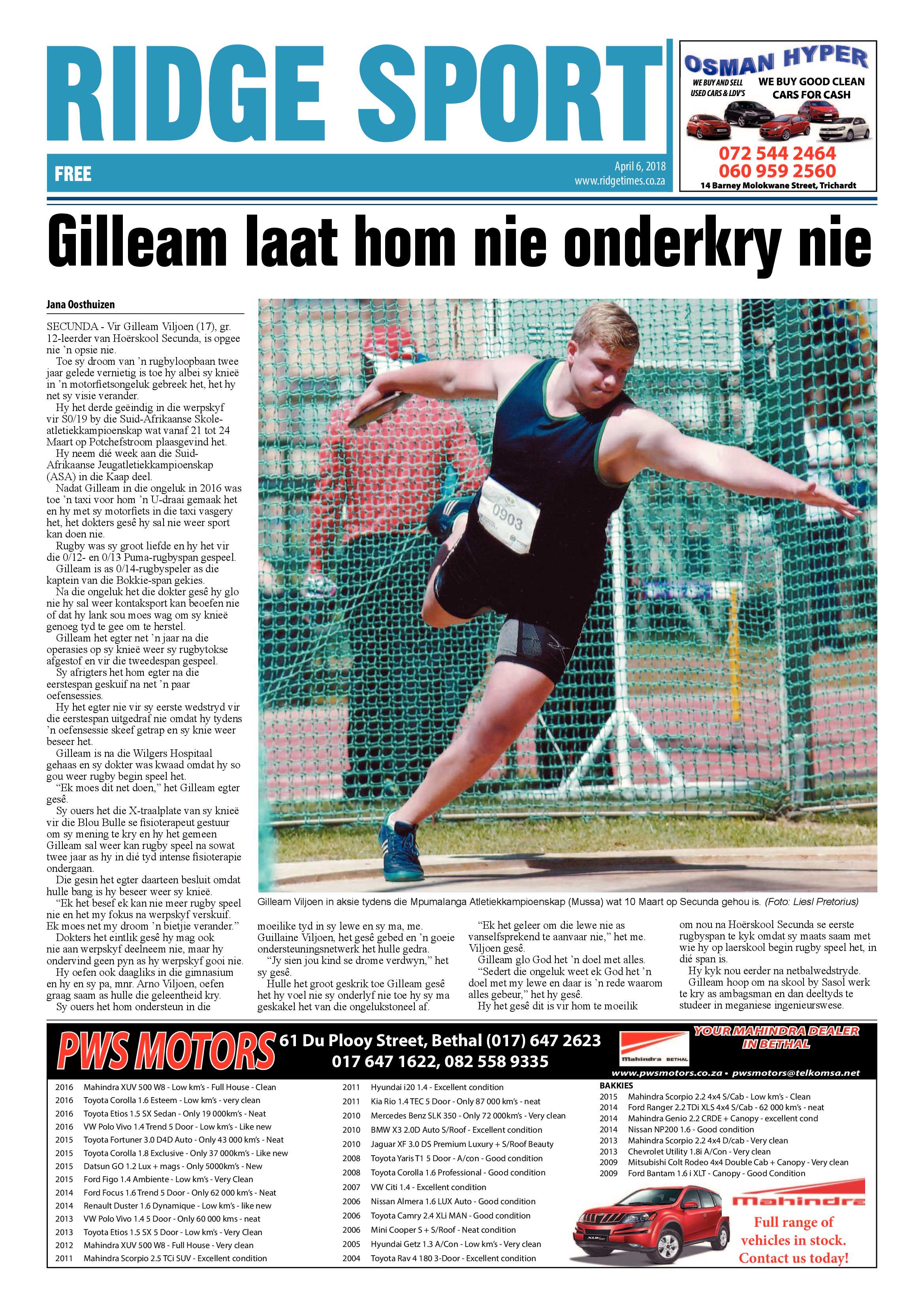 Ridge Times 6 April 2018 page 12